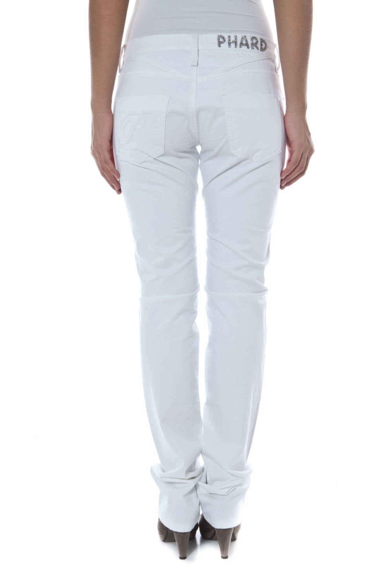 PHARD PANTALONE DONNA BIANCO-1