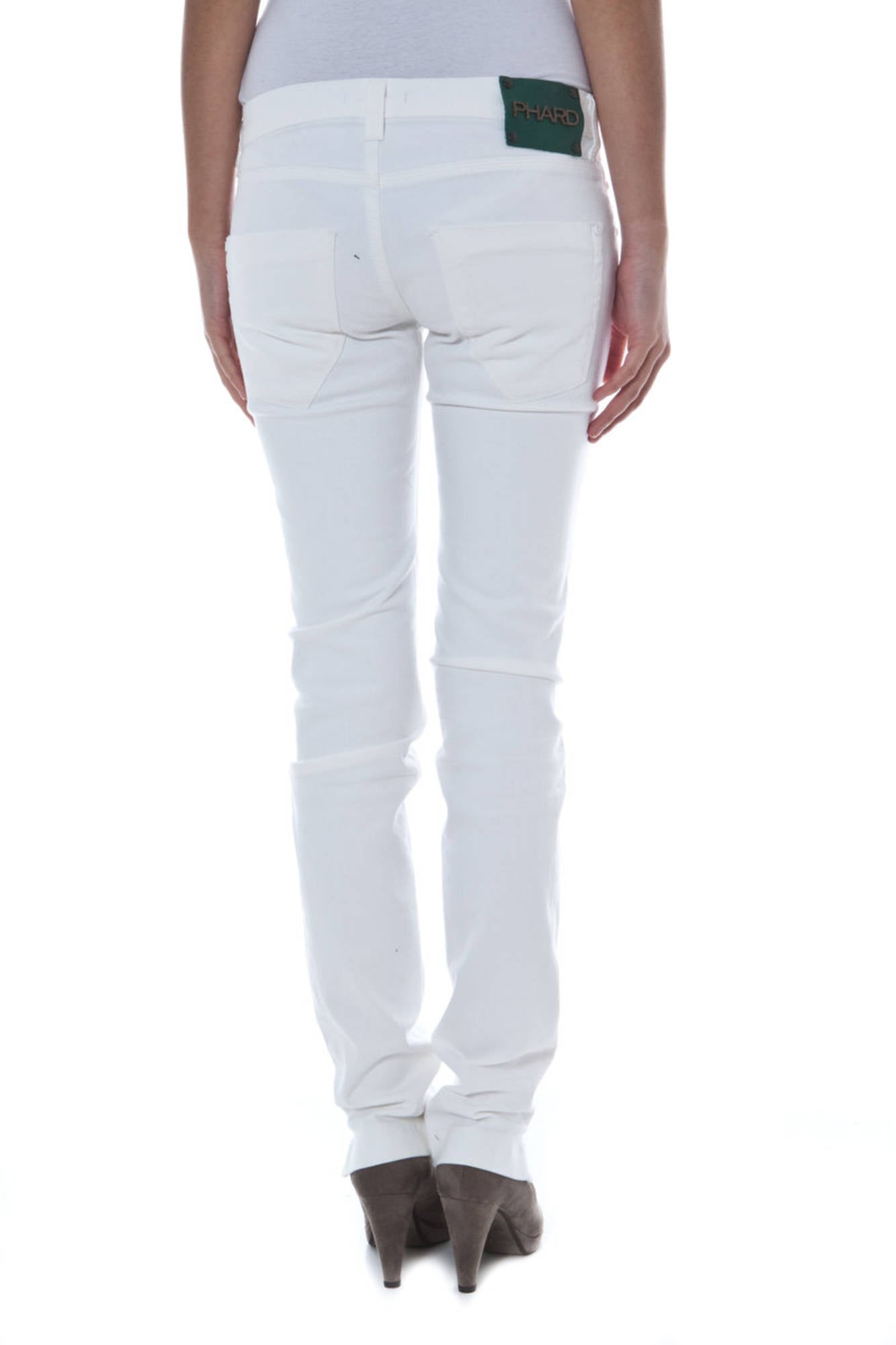 PHARD PANTALONE DONNA BIANCO-1