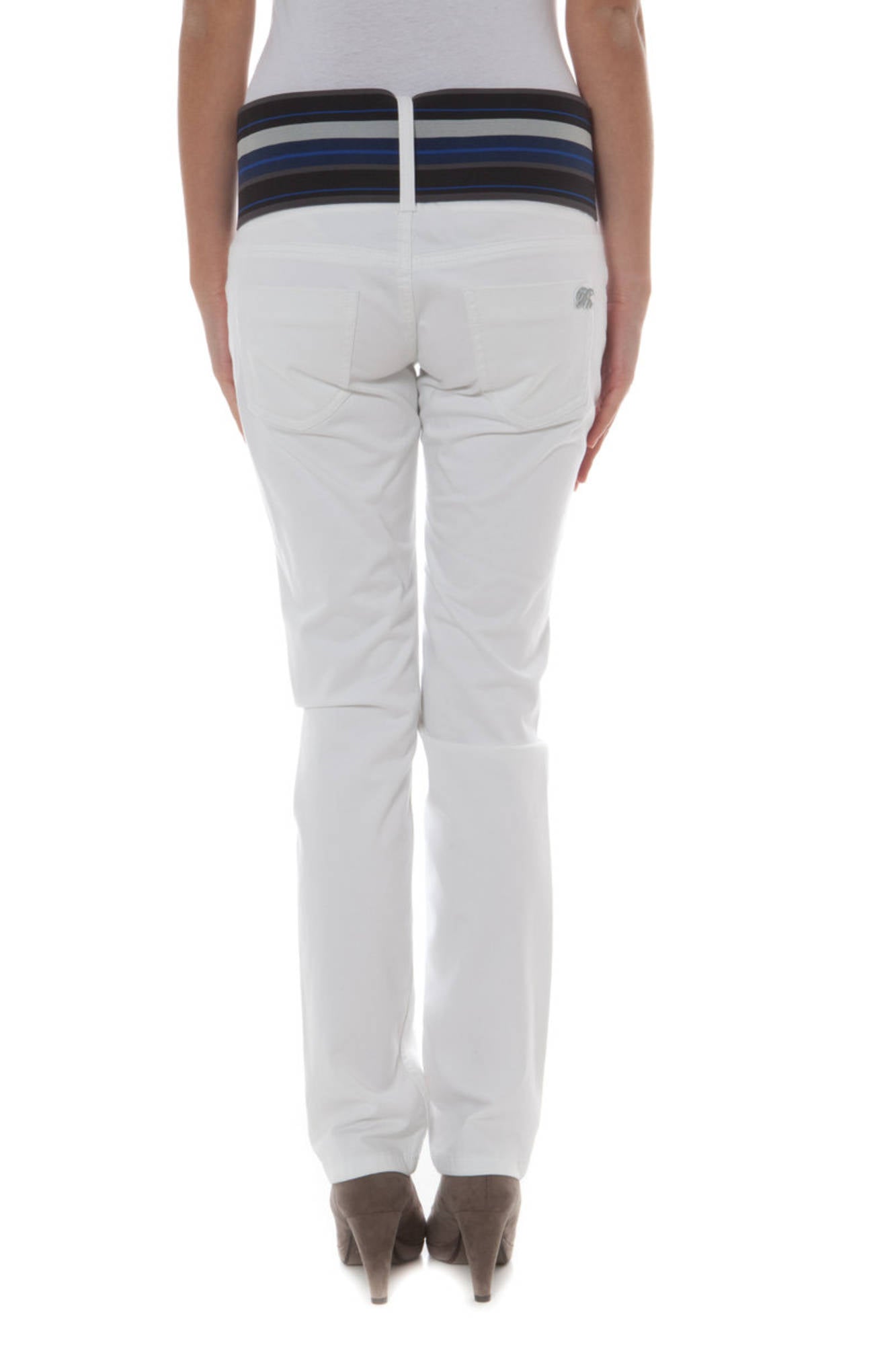 PHARD PANTALONE DONNA BIANCO-1