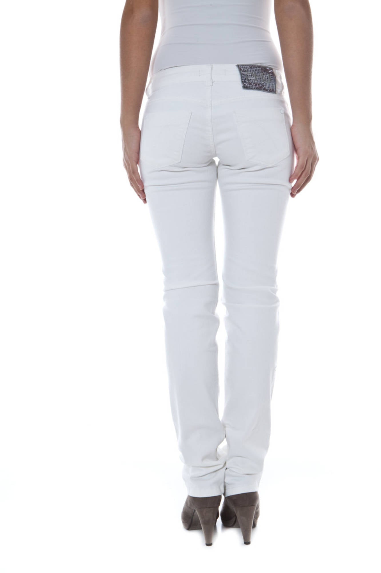 PHARD PANTALONE DONNA BIANCO-1