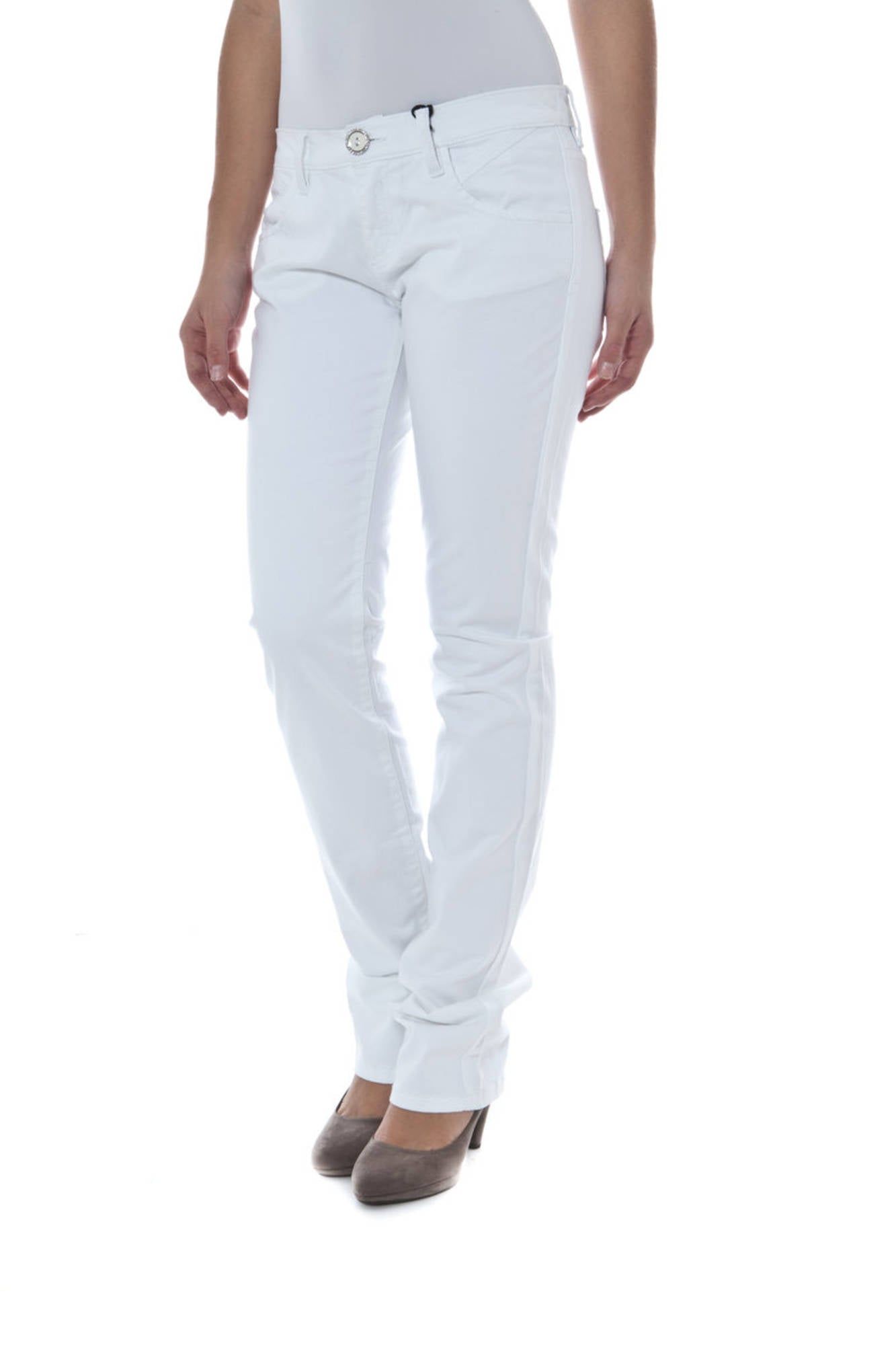 PHARD PANTALONE DONNA BIANCO-2