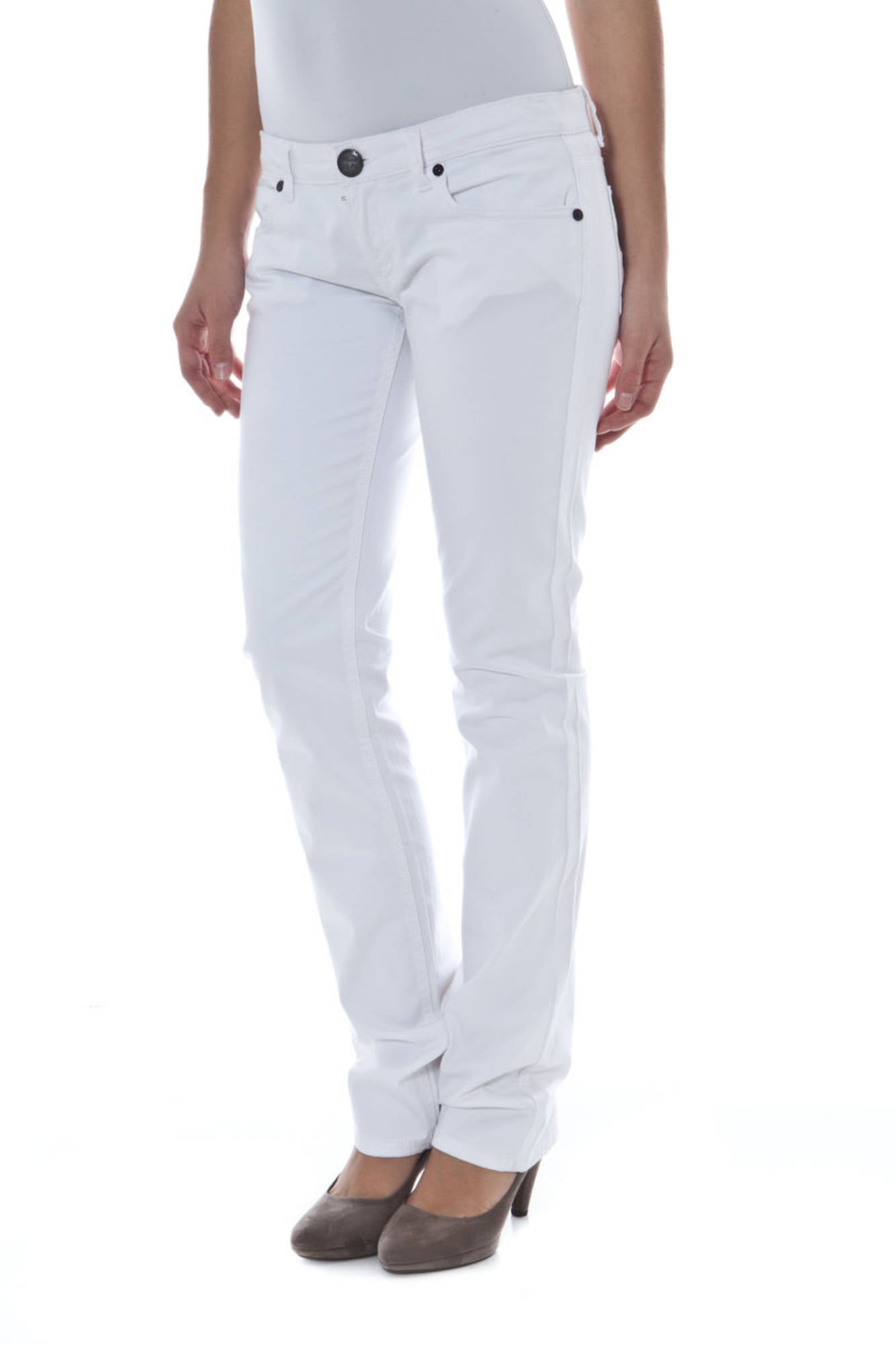 PHARD PANTALONE DONNA BIANCO-2