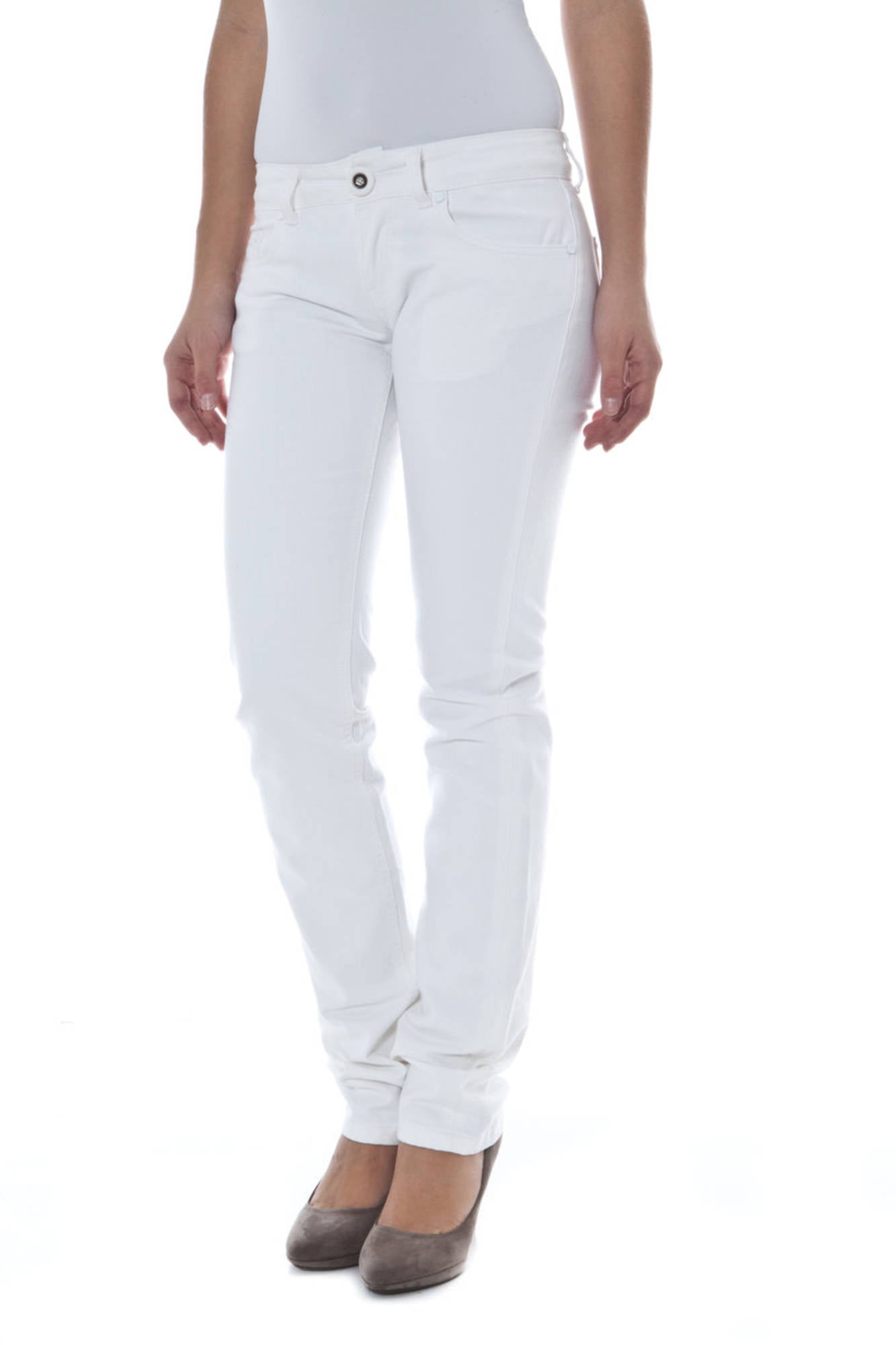 PHARD PANTALONE DONNA BIANCO-2