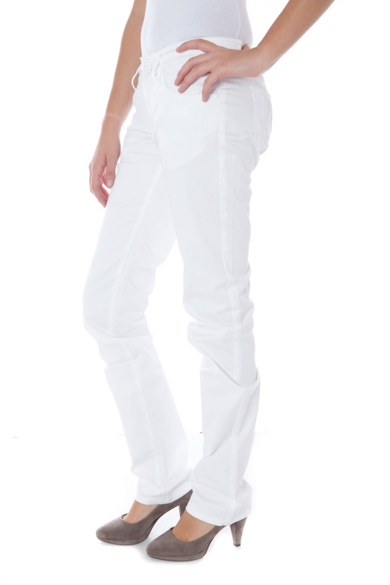 PHARD PANTALONE DONNA BIANCO-2