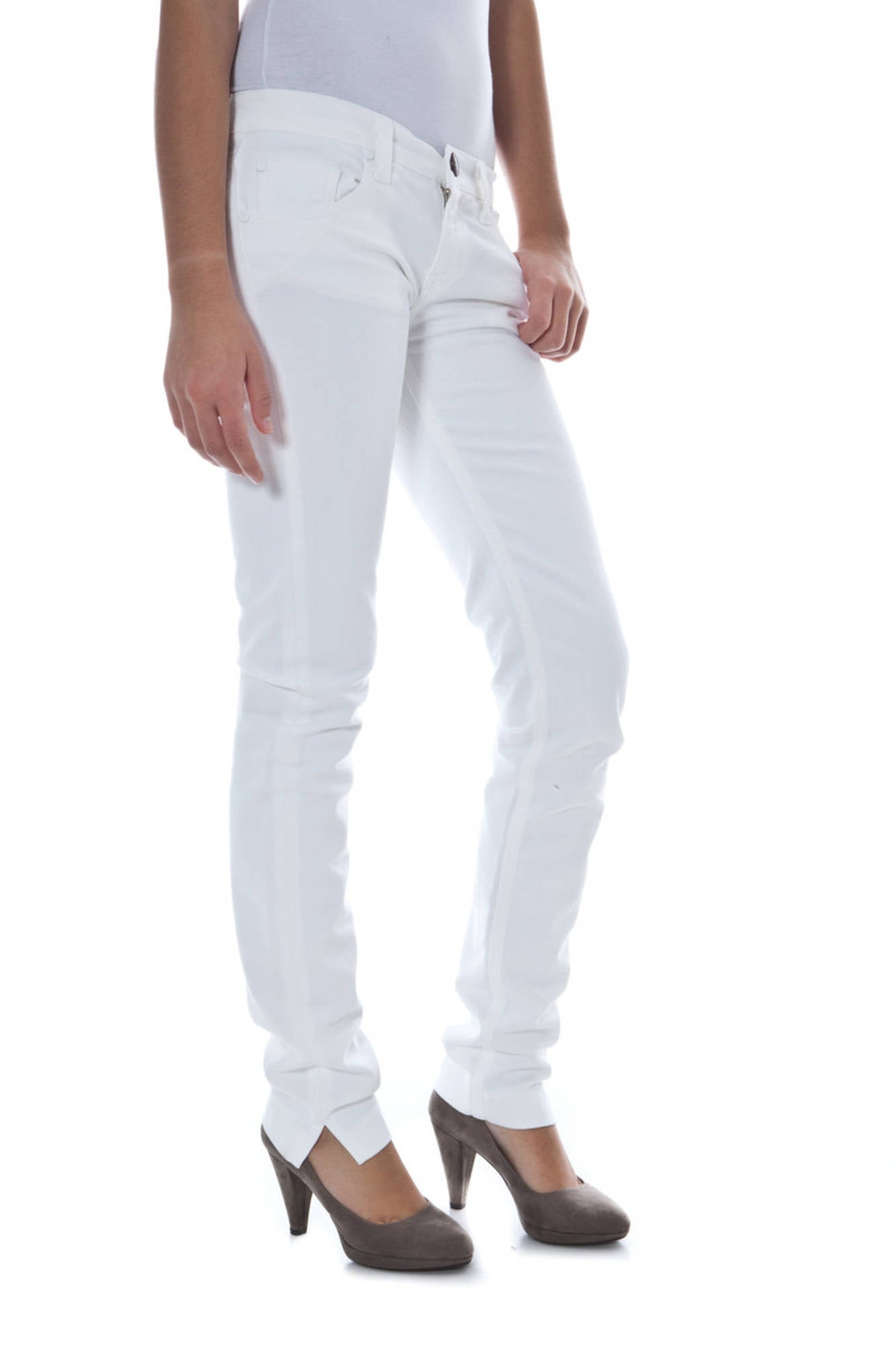 PHARD PANTALONE DONNA BIANCO-2