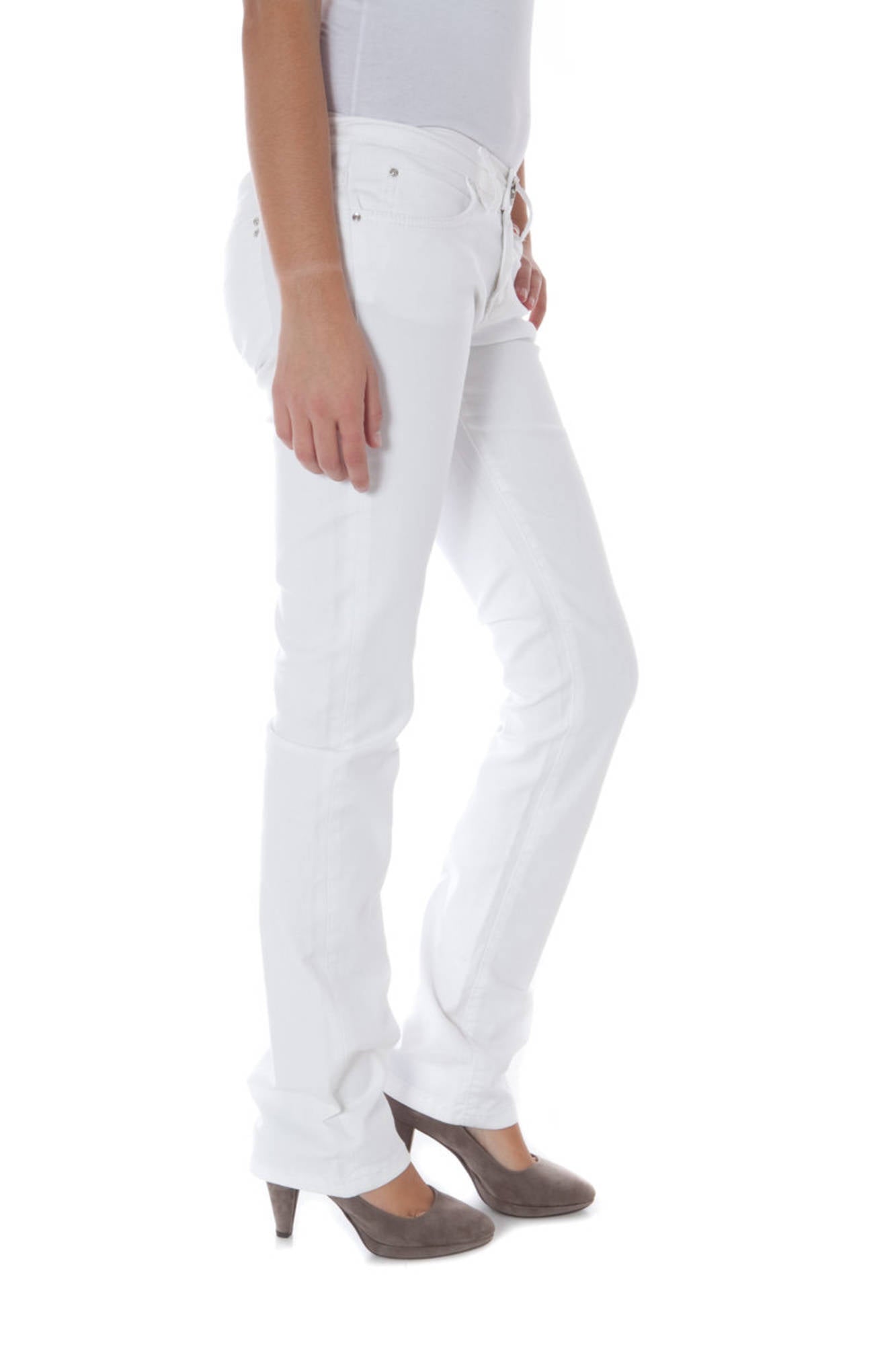 PHARD PANTALONE DONNA BIANCO-2