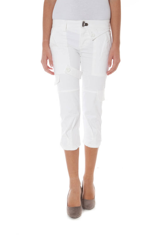 PHARD PANTALONE PINOCCHIETTO DONNA BIANCO-0