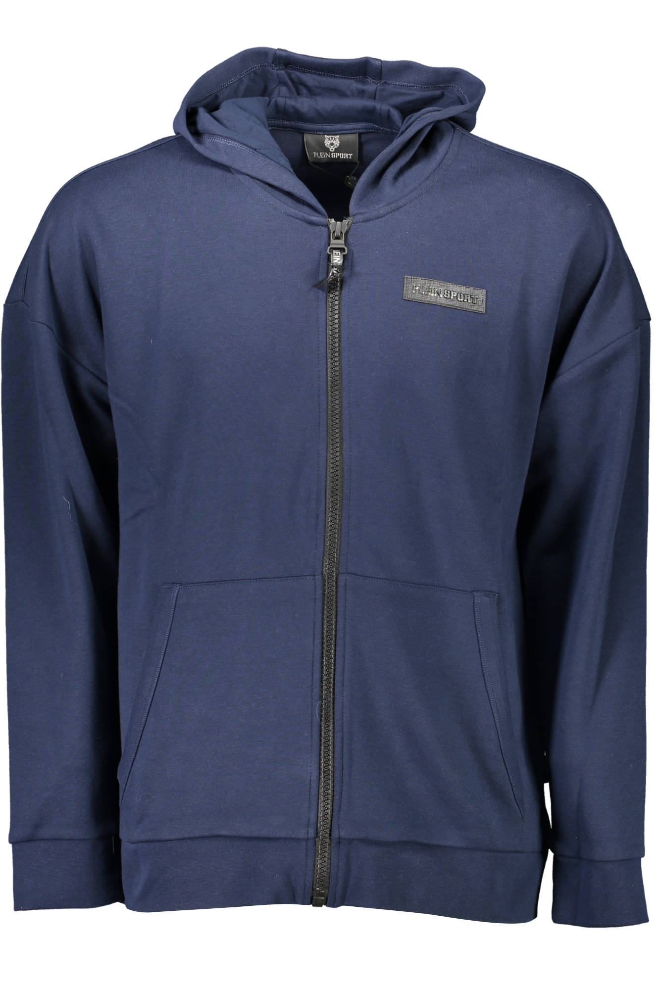 PLEIN SPORT FELPA CON ZIP UOMO BLU-0