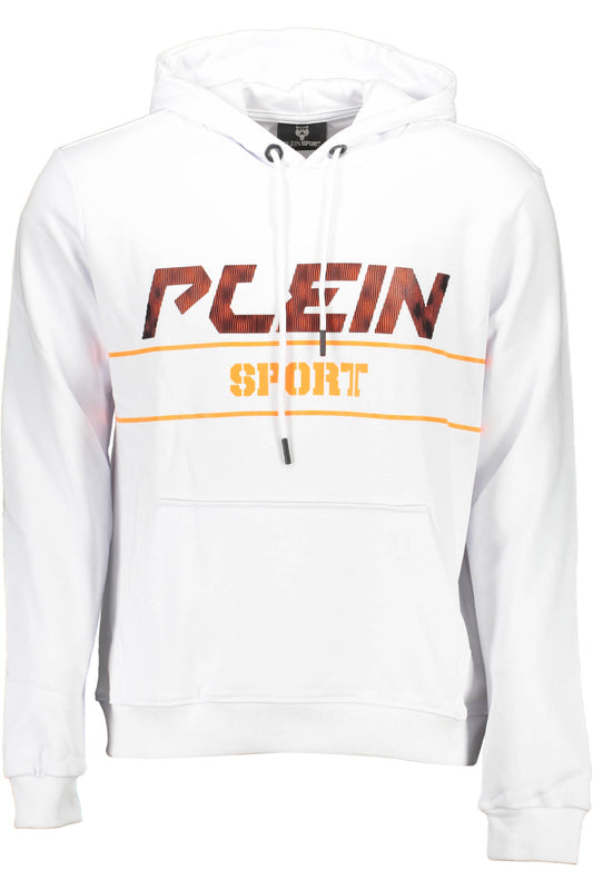 PLEIN SPORT FELPA SENZA ZIP UOMO BIANCO-0