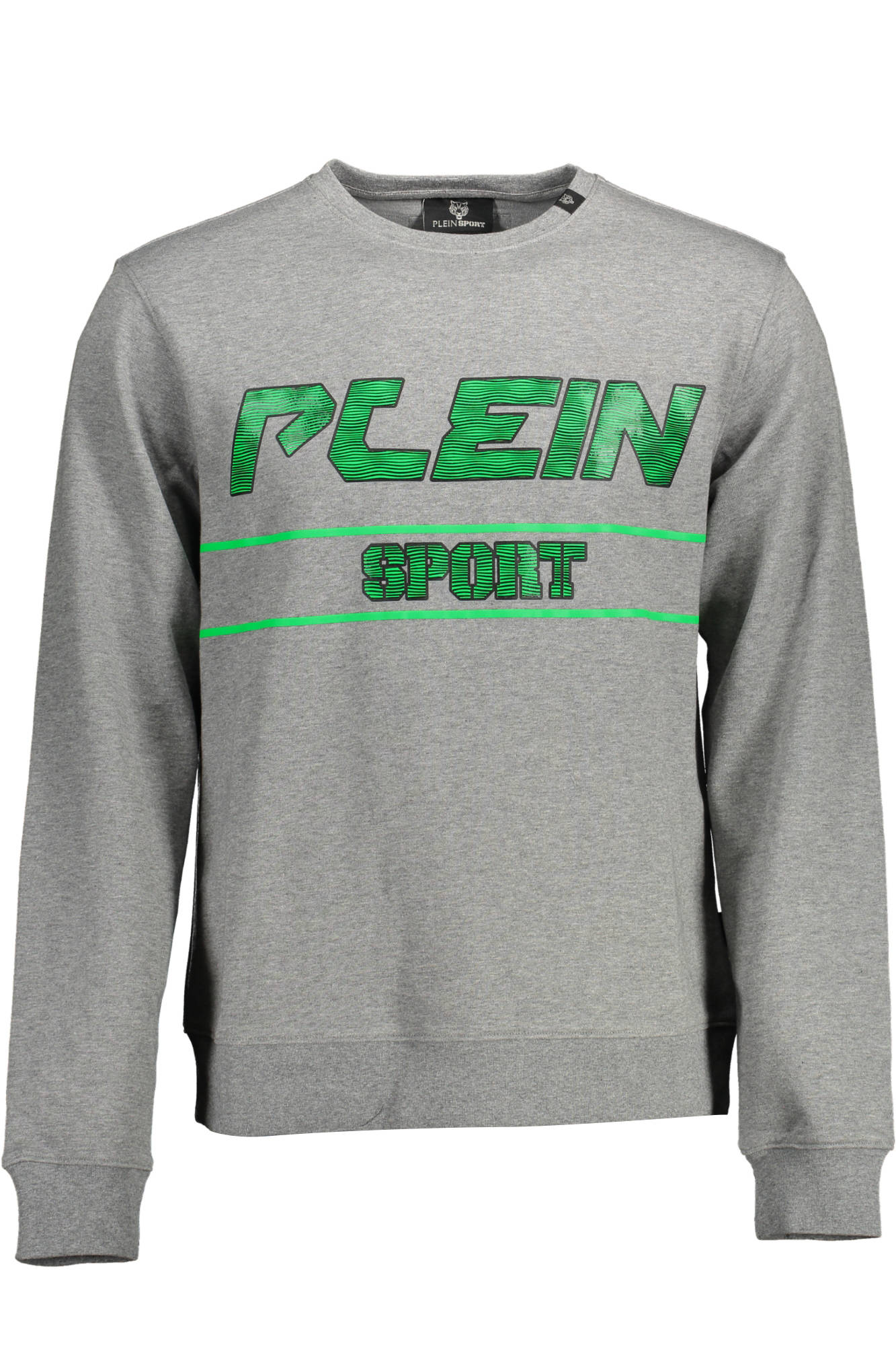 PLEIN SPORT FELPA SENZA ZIP UOMO GRIGIO-0