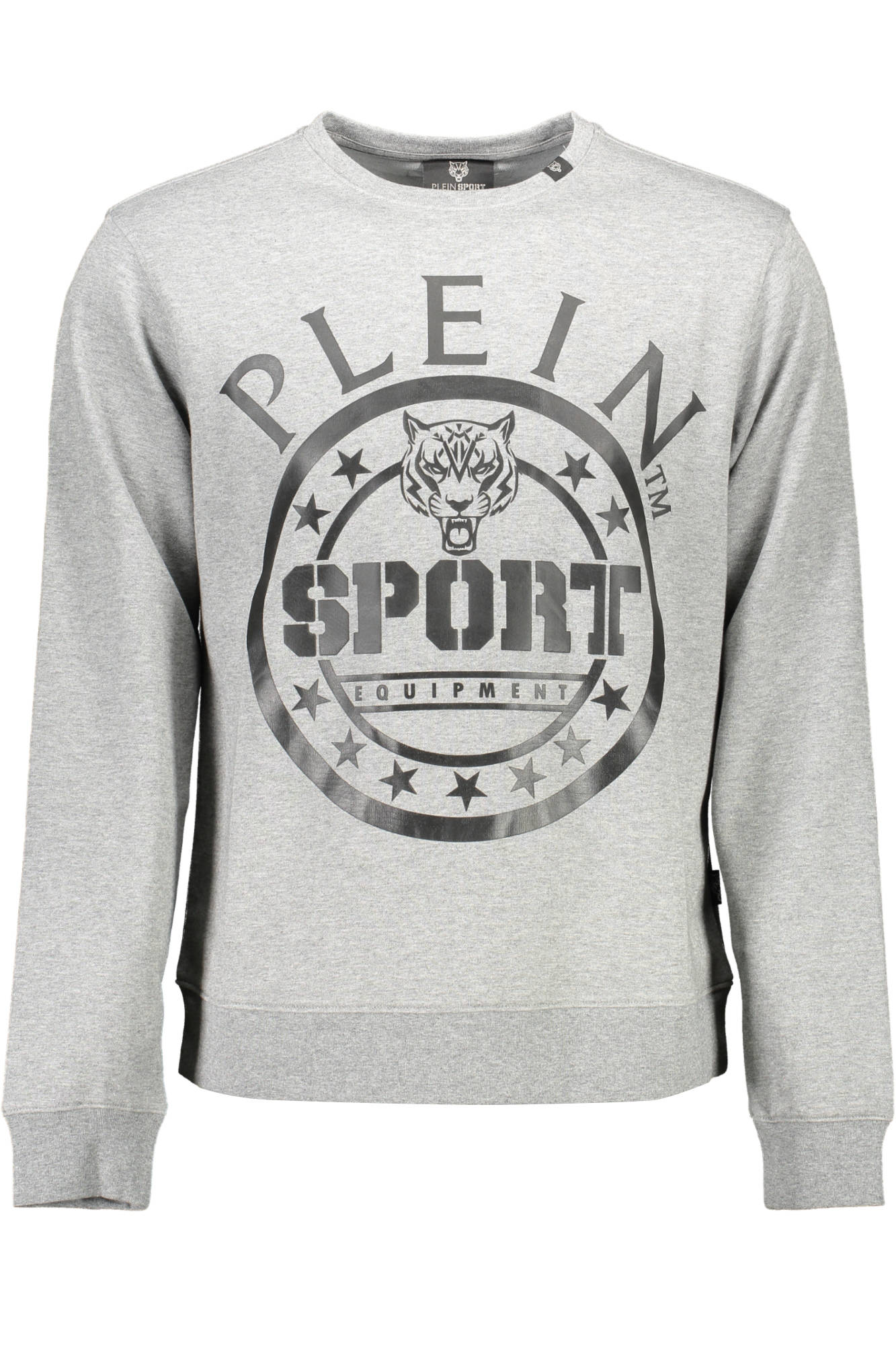 PLEIN SPORT FELPA SENZA ZIP UOMO GRIGIO-0