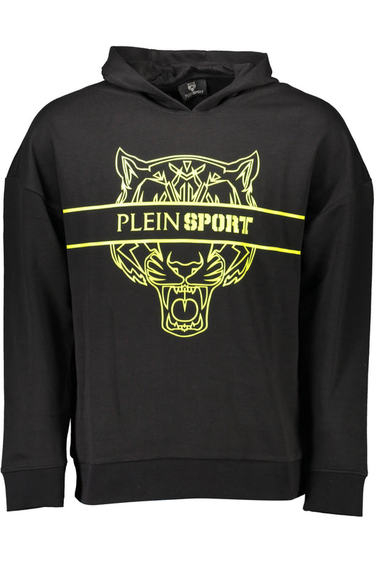 PLEIN SPORT FELPA SENZA ZIP UOMO NERO-0