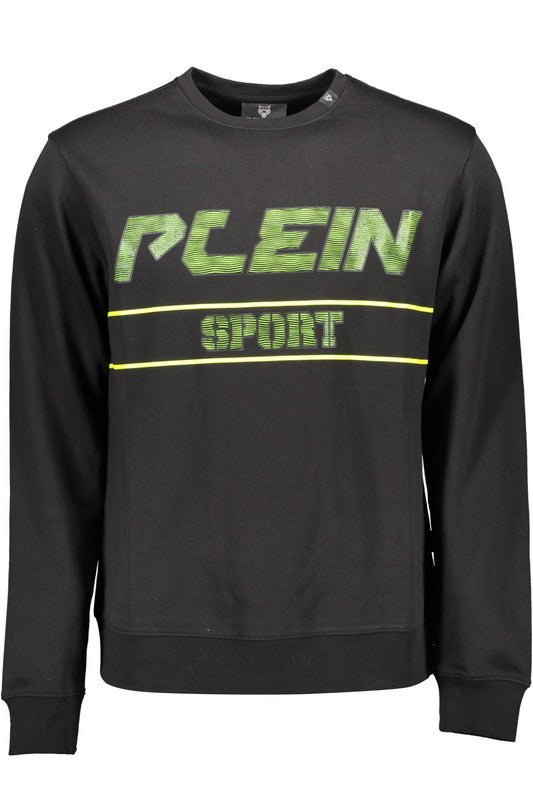 PLEIN SPORT FELPA SENZA ZIP UOMO NERO-0