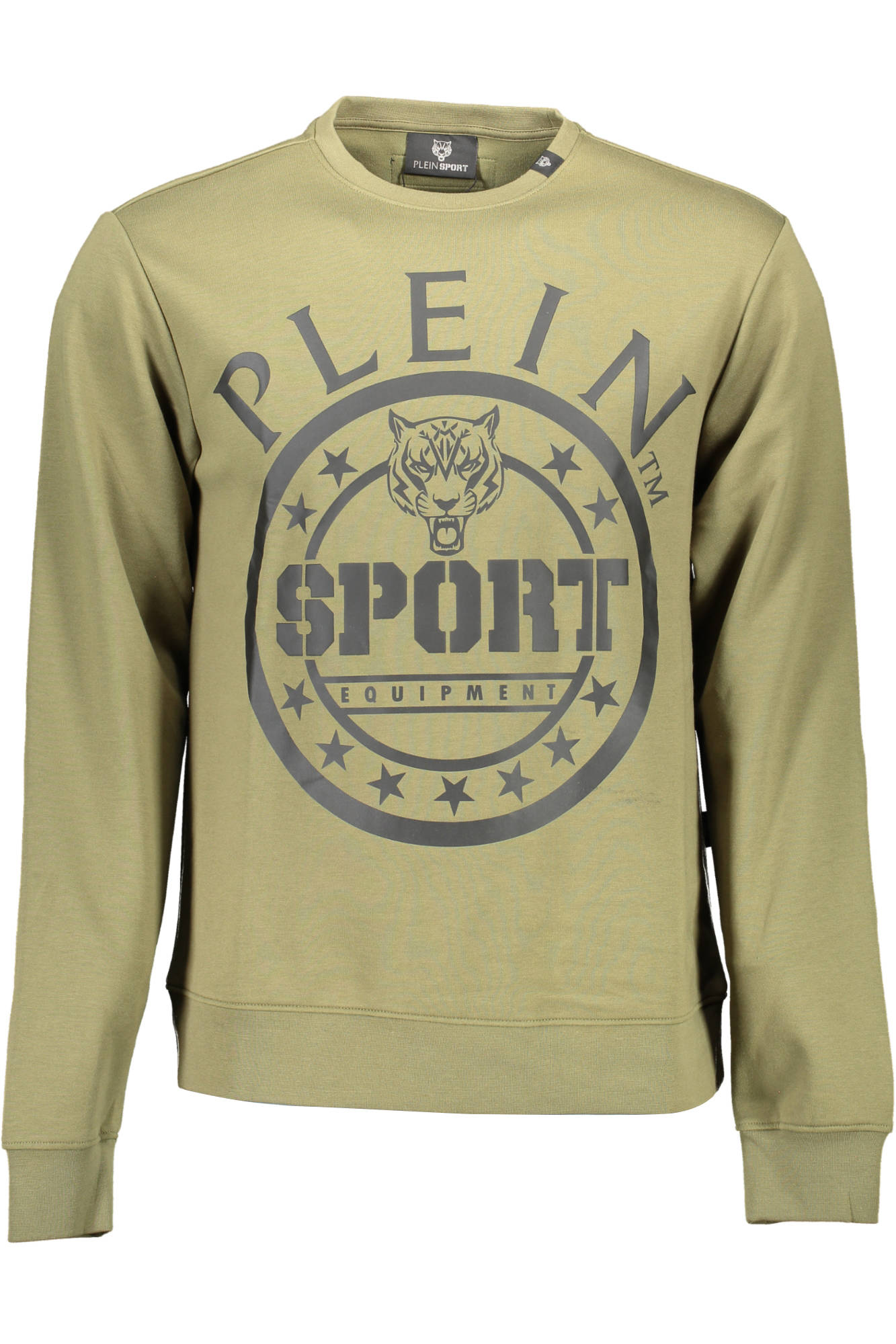 PLEIN SPORT FELPA SENZA ZIP UOMO VERDE-0