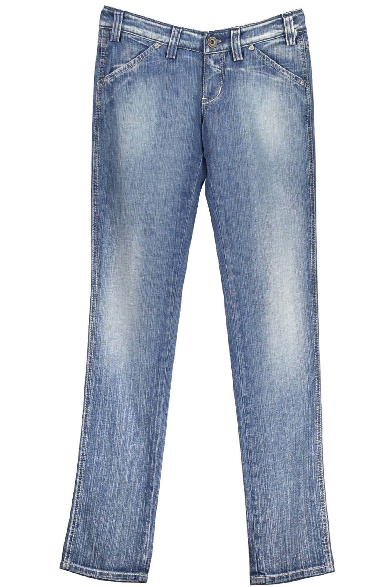 RE-START JEANS DENIM DONNA AZZURRO-0