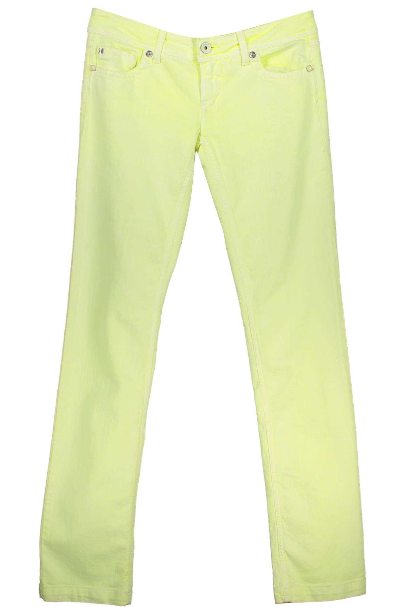 RE-START PANTALONE DONNA GIALLO-0