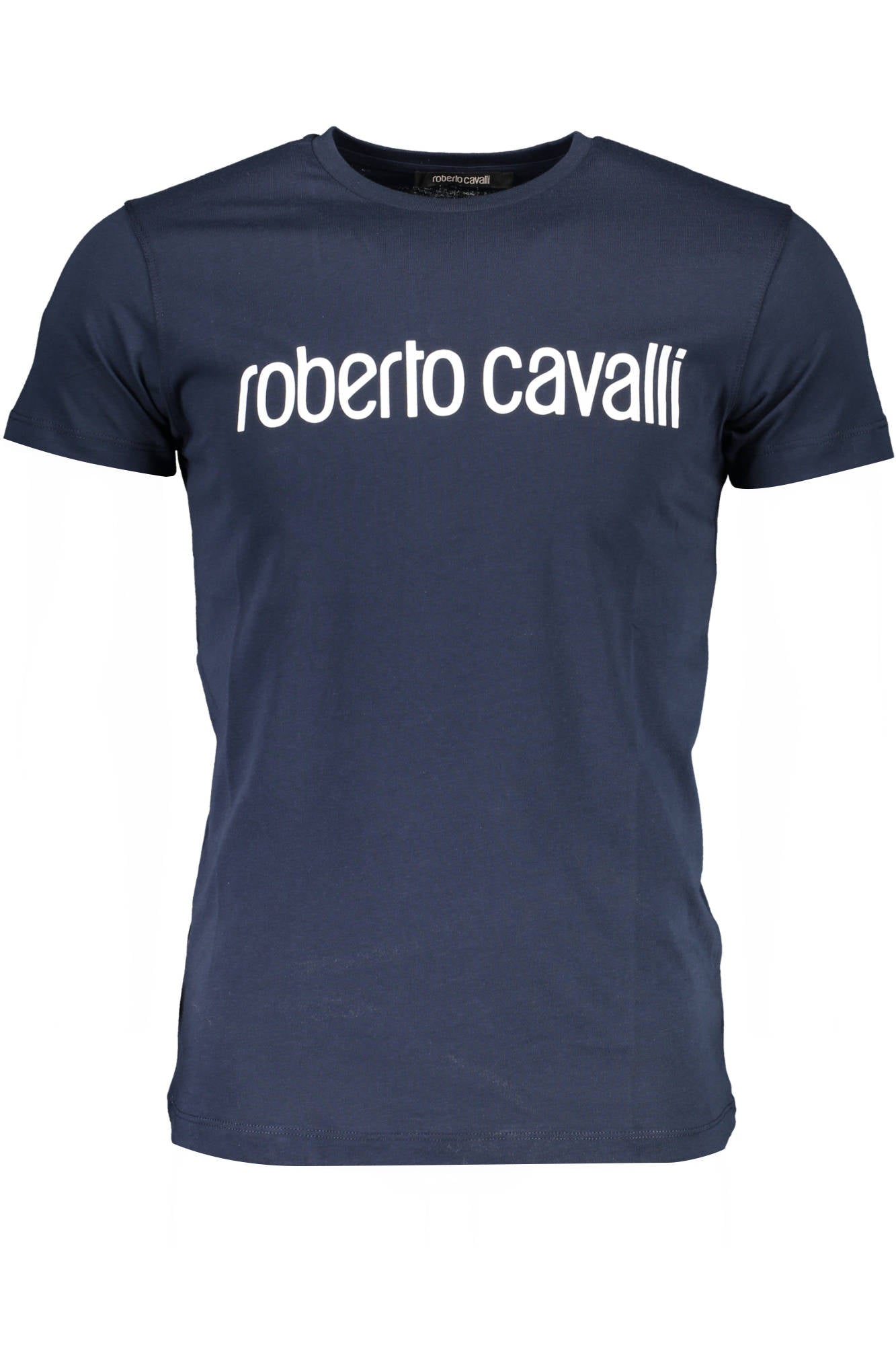 ROBERTO CAVALLI T-SHIRT MANICHE CORTE UOMO BLU-0