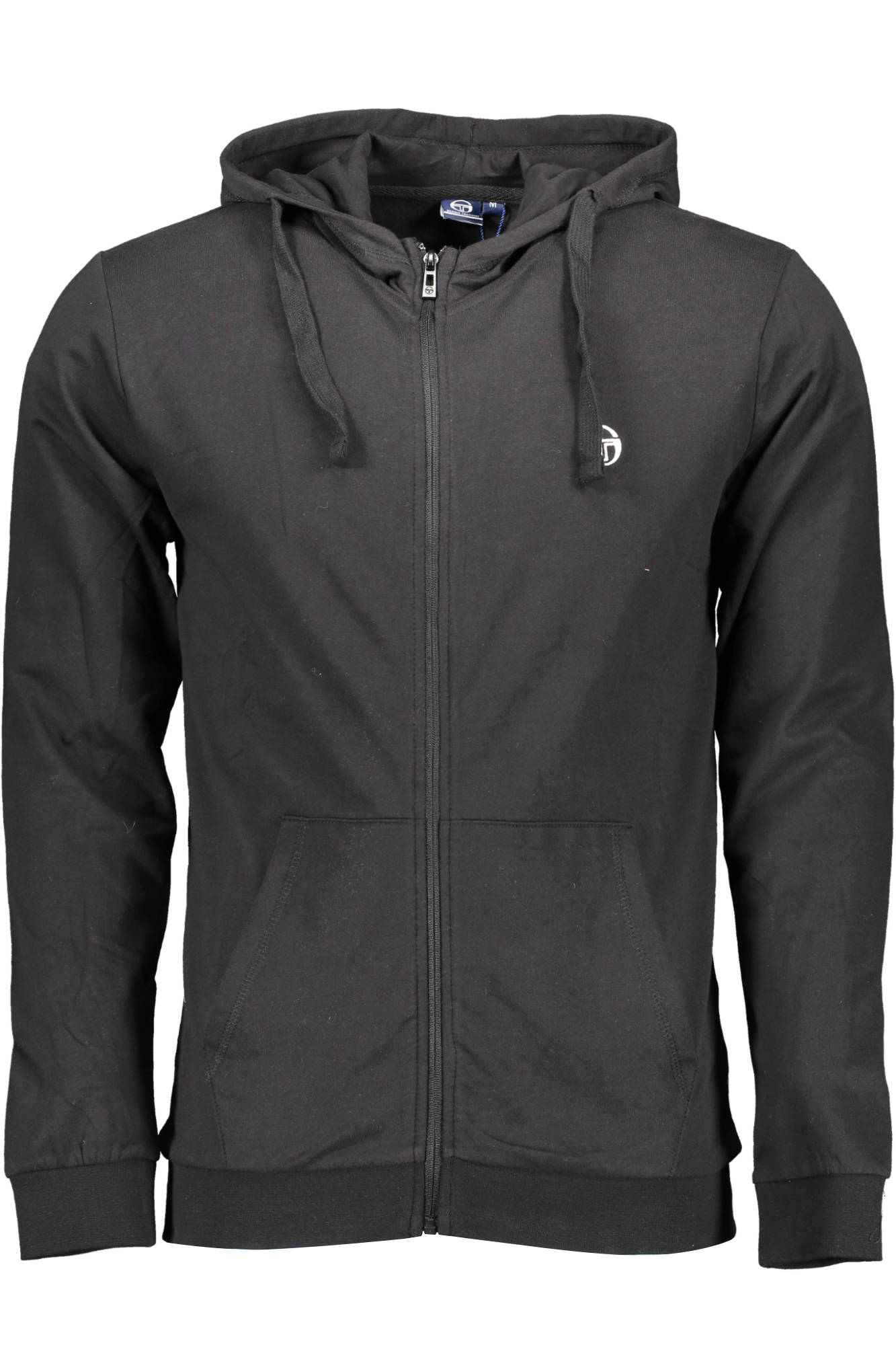 SERGIO TACCHINI FELPA CON ZIP UOMO NERO-0