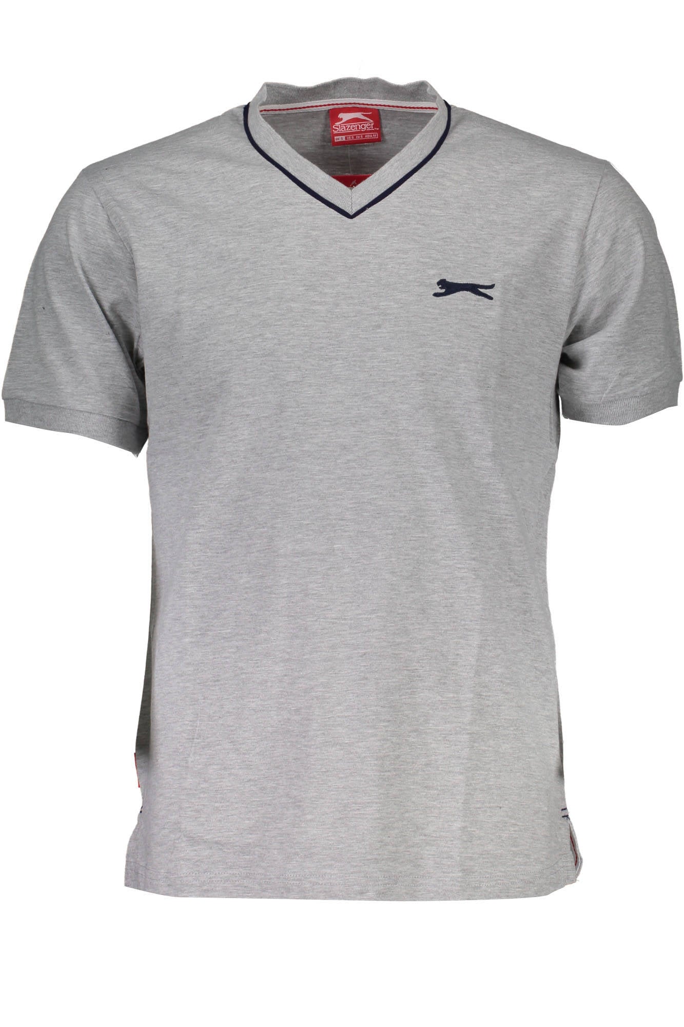 SLAZENGER T-SHIRT MANICHE CORTE UOMO GRIGIO-0