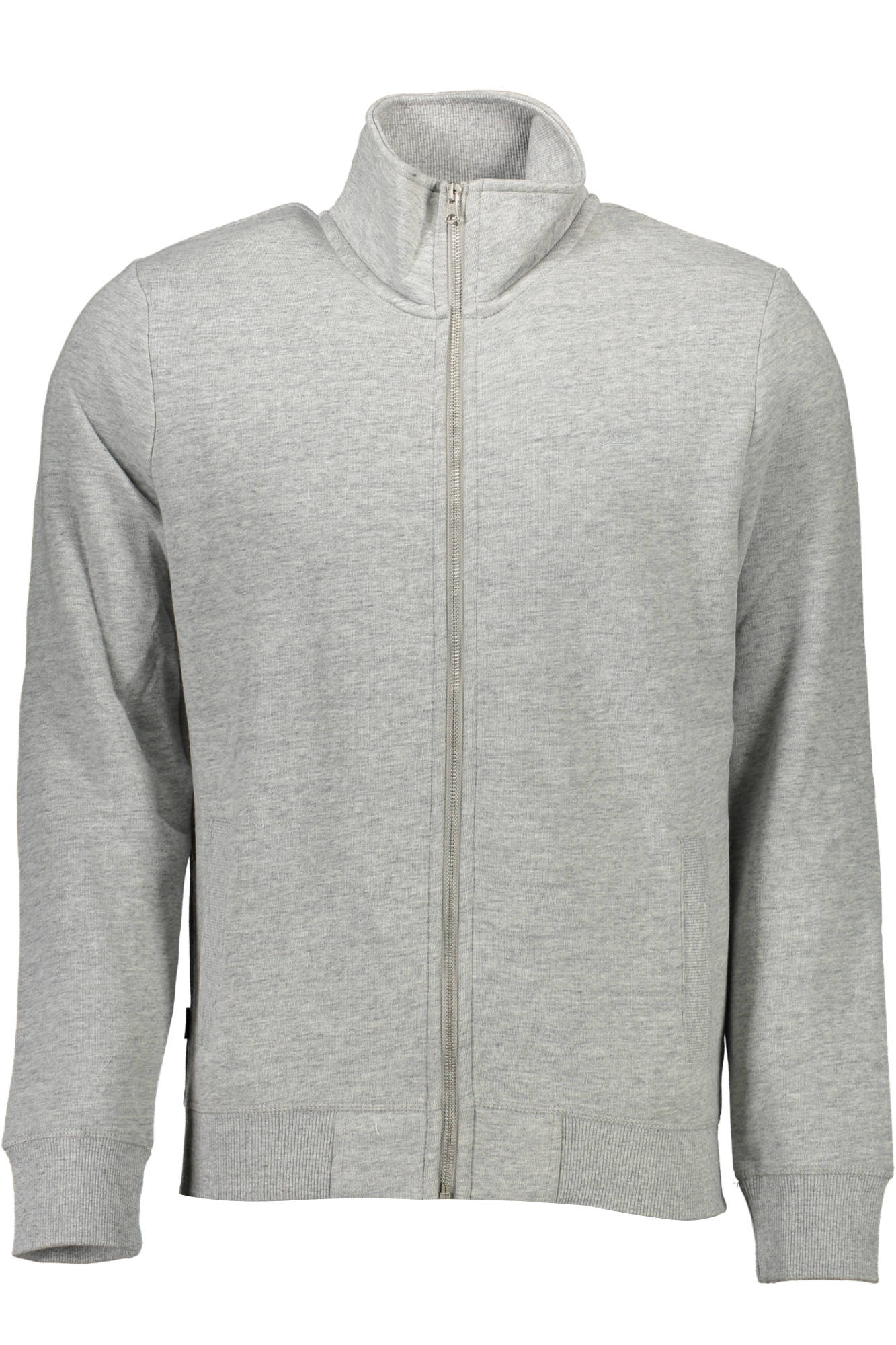 SUPERDRY FELPA CON ZIP UOMO GRIGIO-0