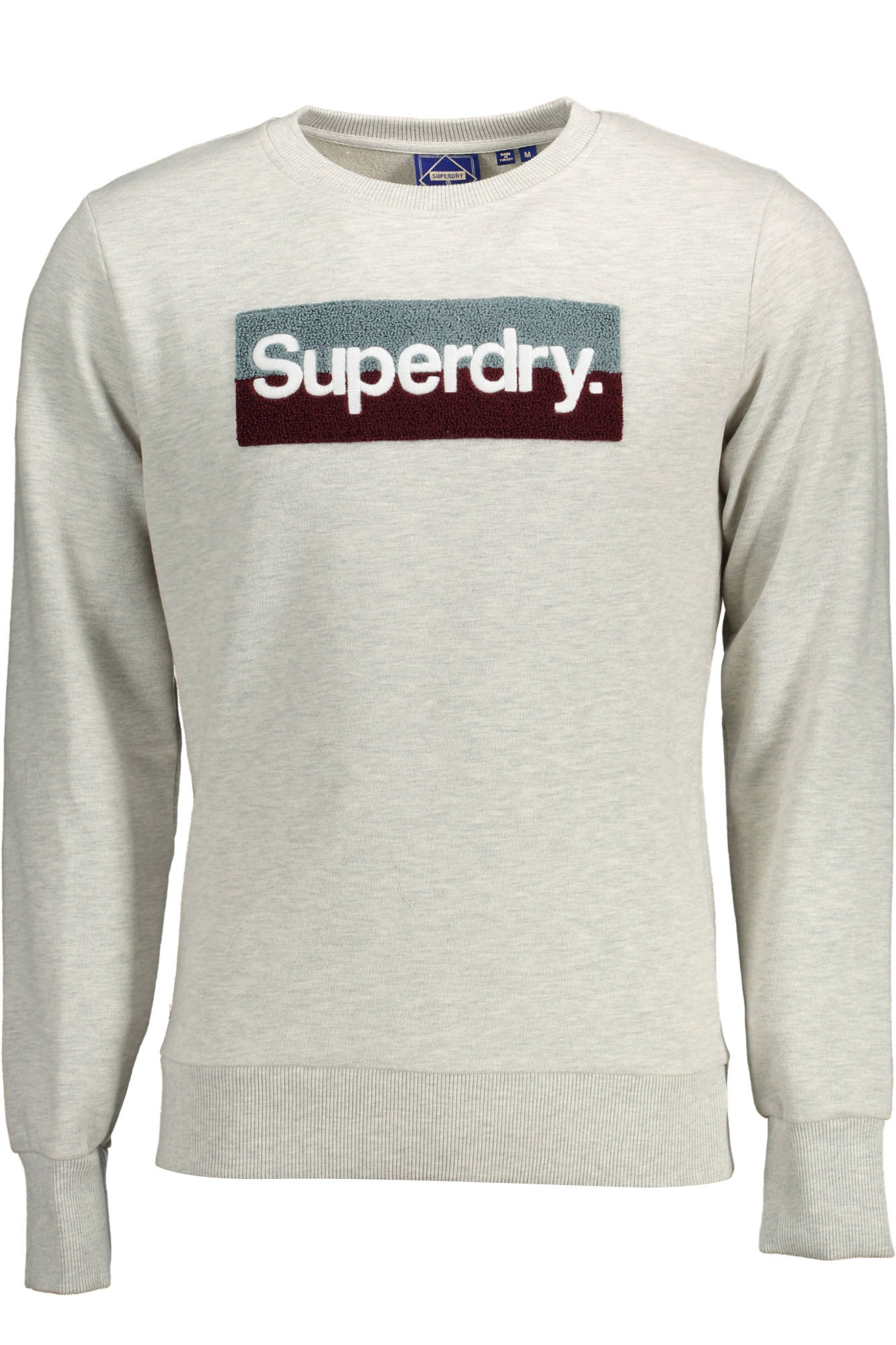 SUPERDRY FELPA SENZA ZIP UOMO GRIGIO-0