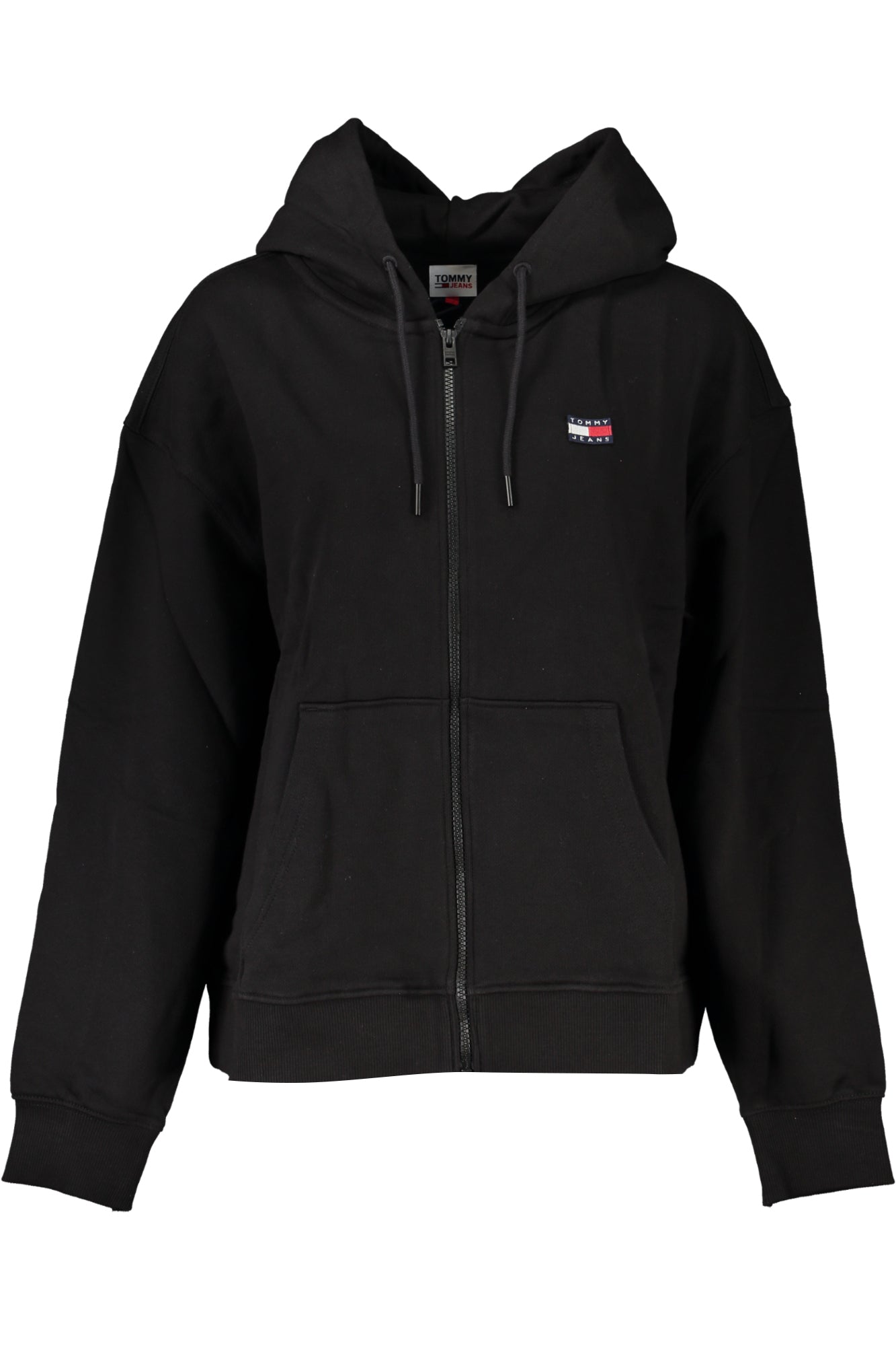 TOMMY HILFIGER FELPA CON ZIP DONNA NERO-0