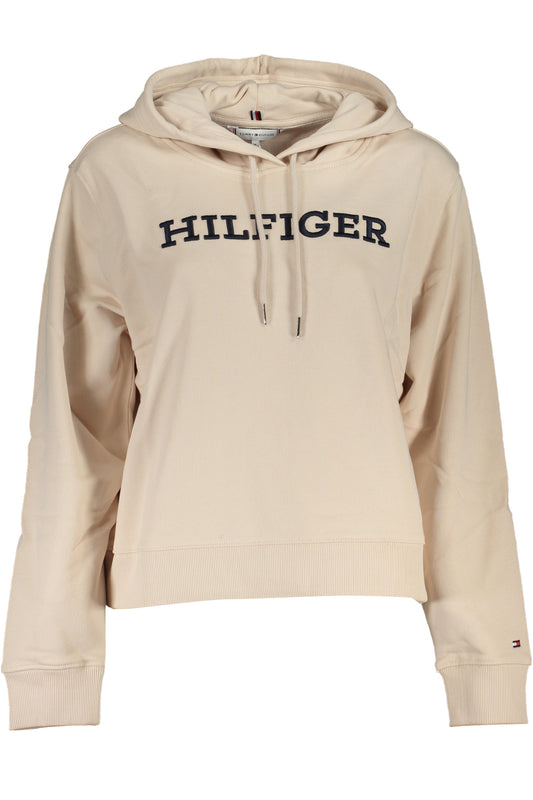 TOMMY HILFIGER FELPA SENZA ZIP DONNA BEIGE-0