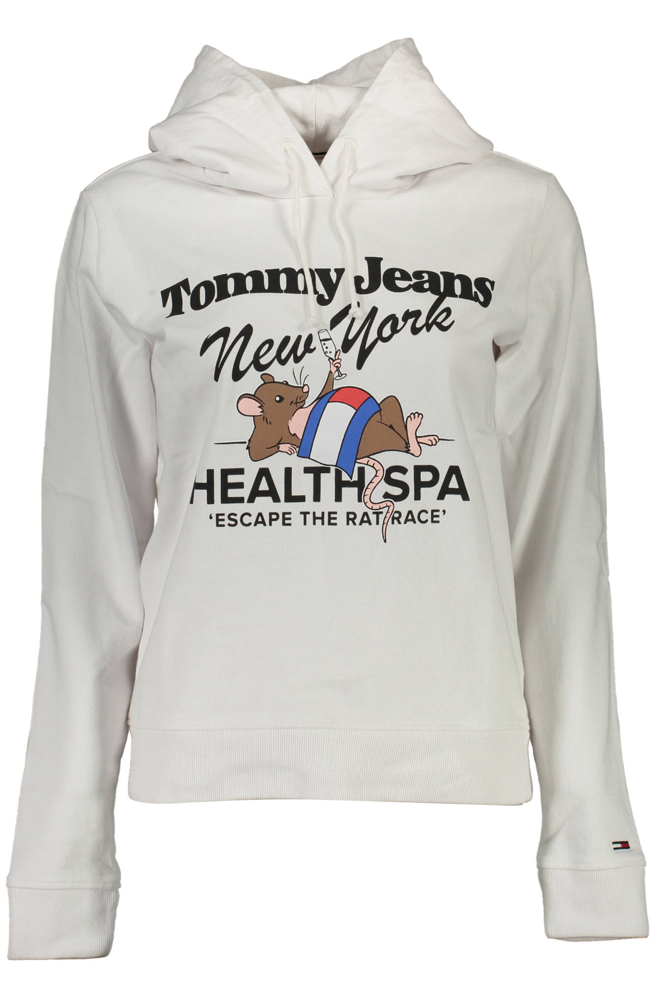 TOMMY HILFIGER FELPA SENZA ZIP DONNA BIANCO-0