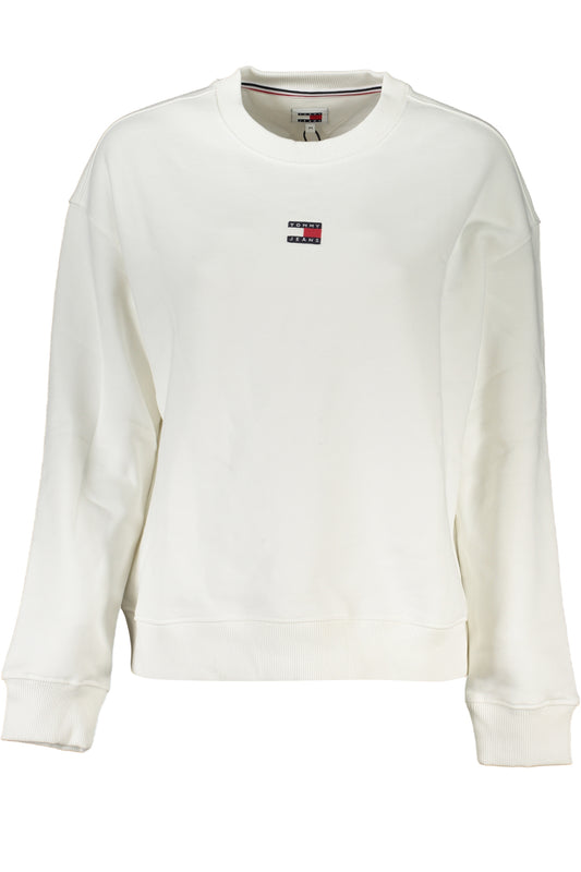 TOMMY HILFIGER FELPA SENZA ZIP DONNA BIANCO-0