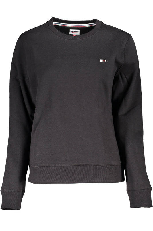 TOMMY HILFIGER FELPA SENZA ZIP DONNA NERO-0