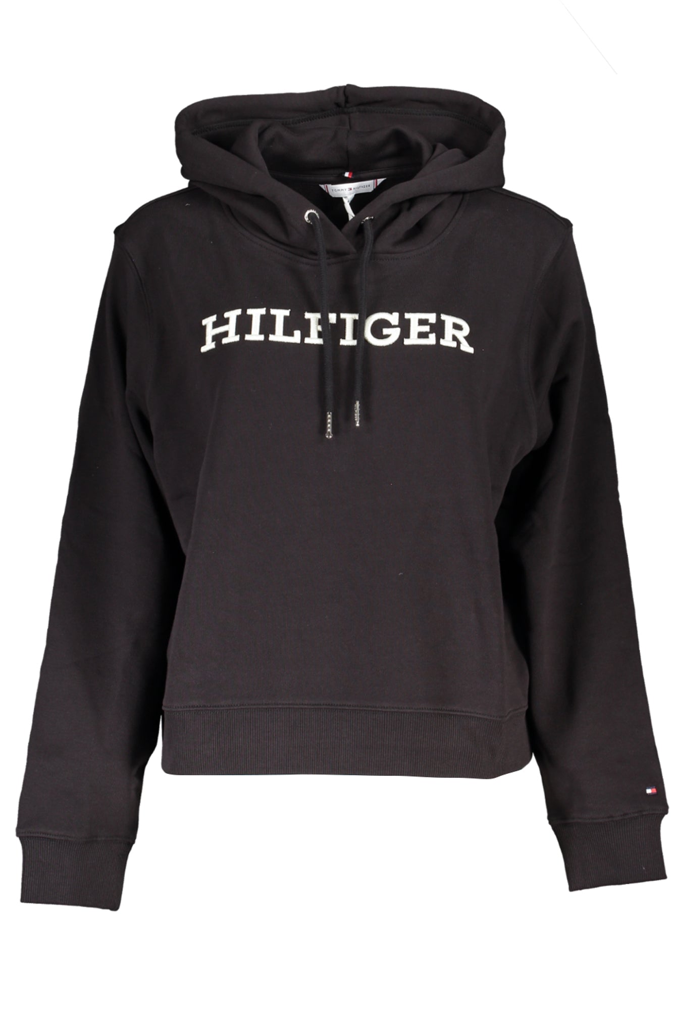 TOMMY HILFIGER FELPA SENZA ZIP DONNA NERO-0