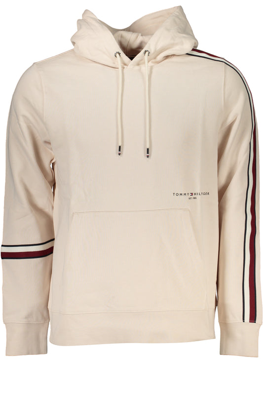 TOMMY HILFIGER FELPA SENZA ZIP UOMO BEIGE-0