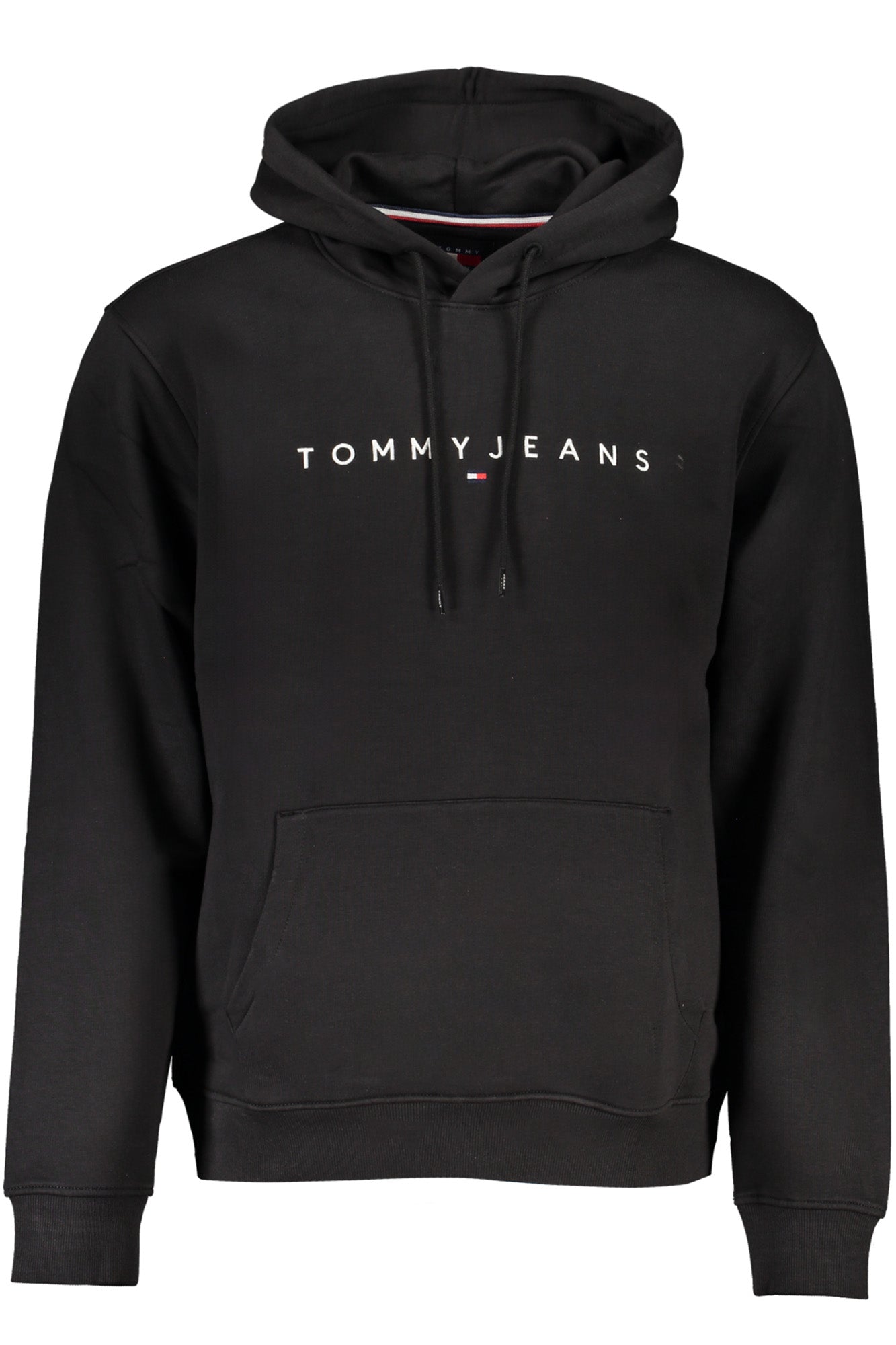 TOMMY HILFIGER FELPA SENZA ZIP UOMO NERO-0