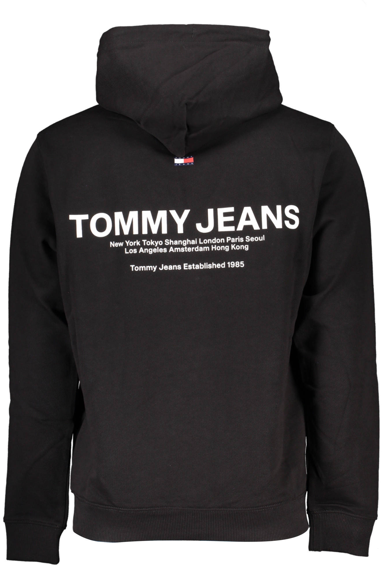 TOMMY HILFIGER FELPA SENZA ZIP UOMO NERO-1