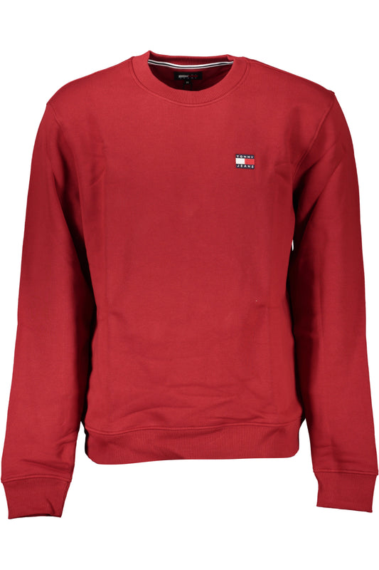 TOMMY HILFIGER FELPA SENZA ZIP UOMO ROSSO-0