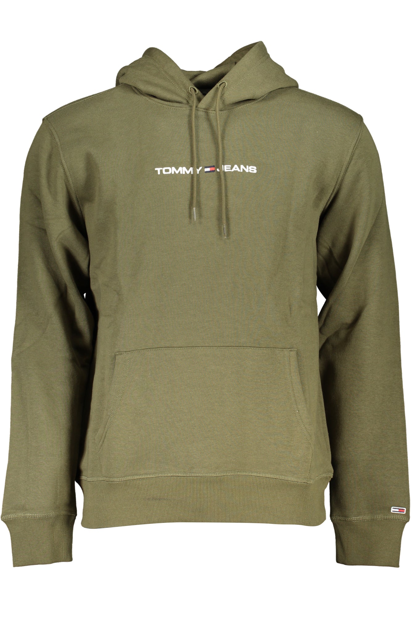 TOMMY HILFIGER FELPA SENZA ZIP UOMO VERDE-0