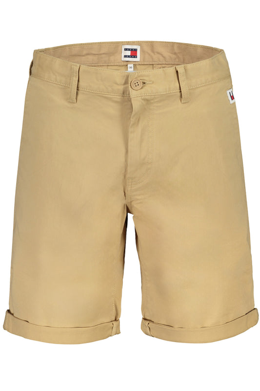 TOMMY HILFIGER PANTALONE SHORT UOMO BEIGE-0