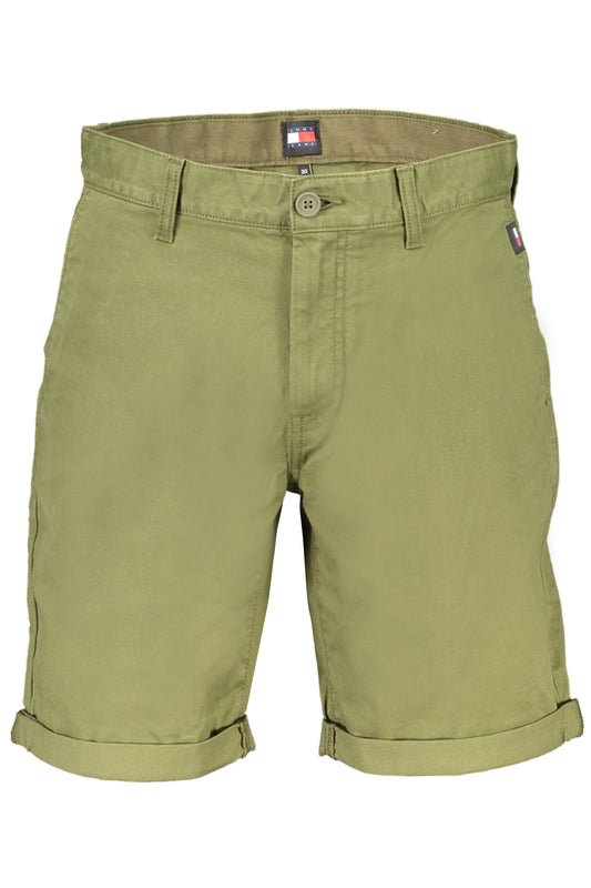 TOMMY HILFIGER PANTALONE SHORT UOMO VERDE-0