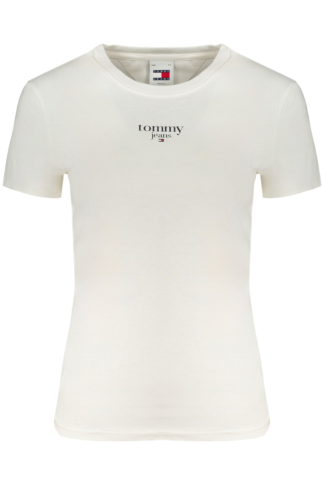 TOMMY HILFIGER T-SHIRT MANICHE CORTE DONNA BIANCO-0