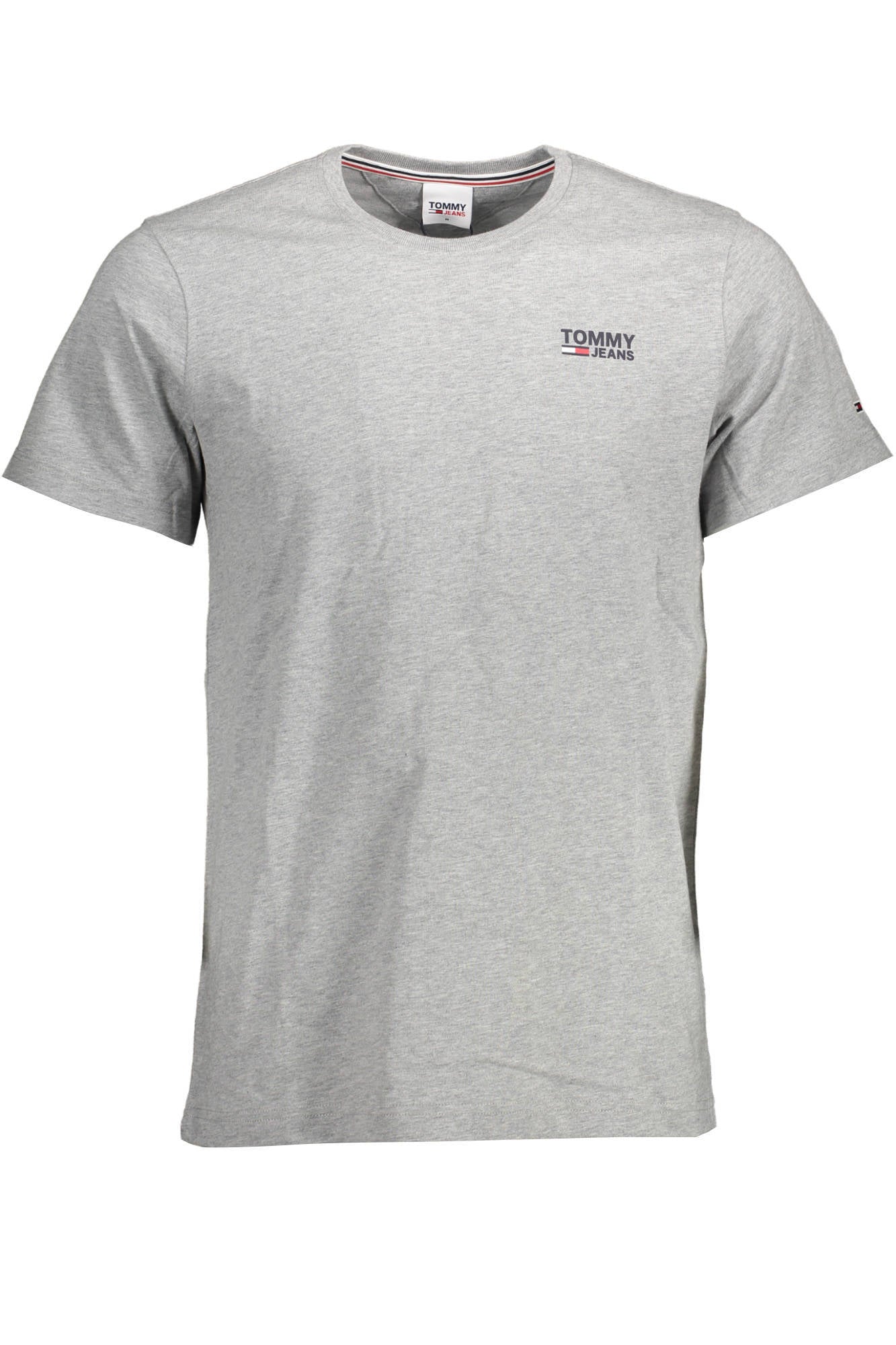 TOMMY HILFIGER T-SHIRT MANICHE CORTE UOMO GRIGIO-1