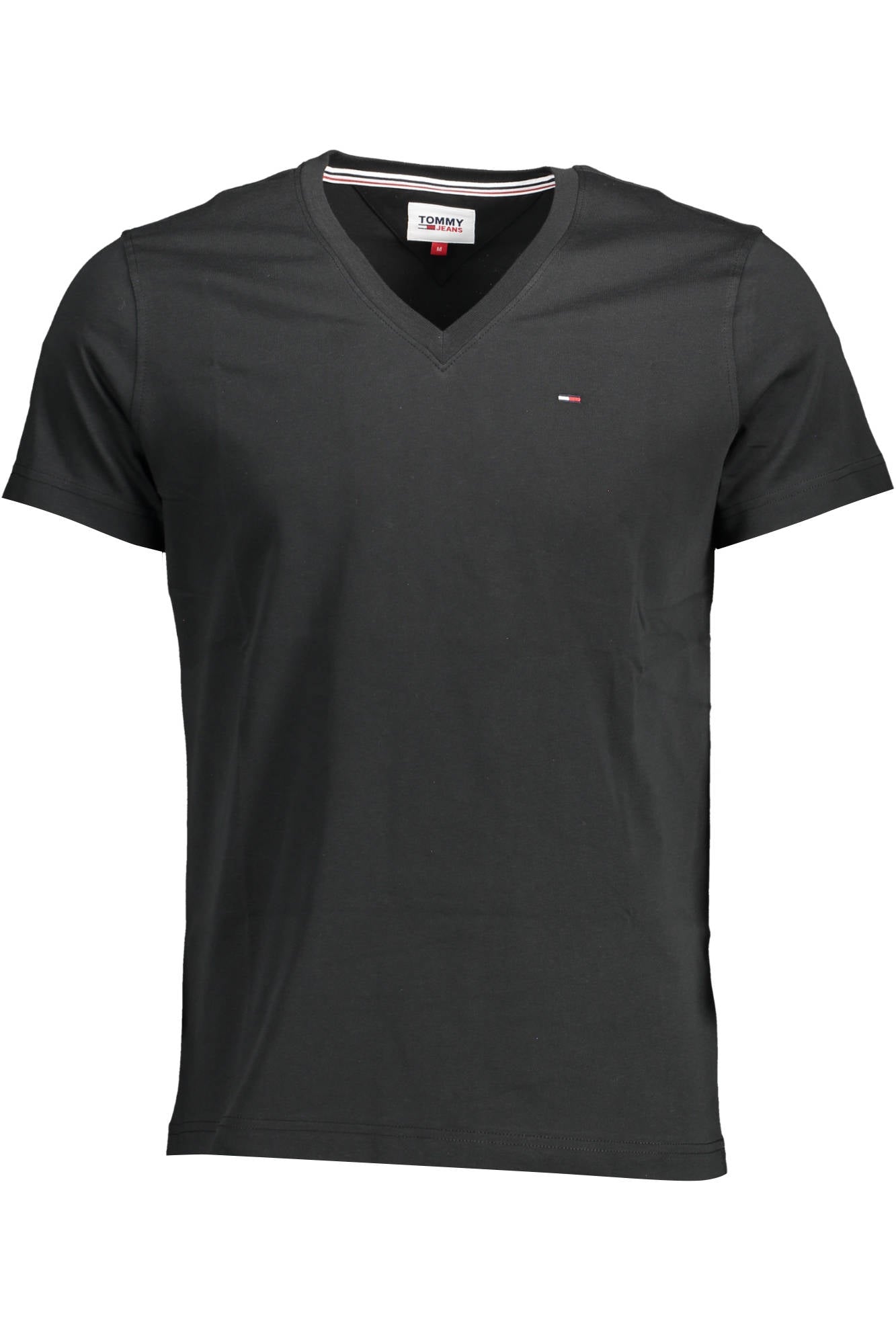 TOMMY HILFIGER T-SHIRT MANICHE CORTE UOMO NERO-0