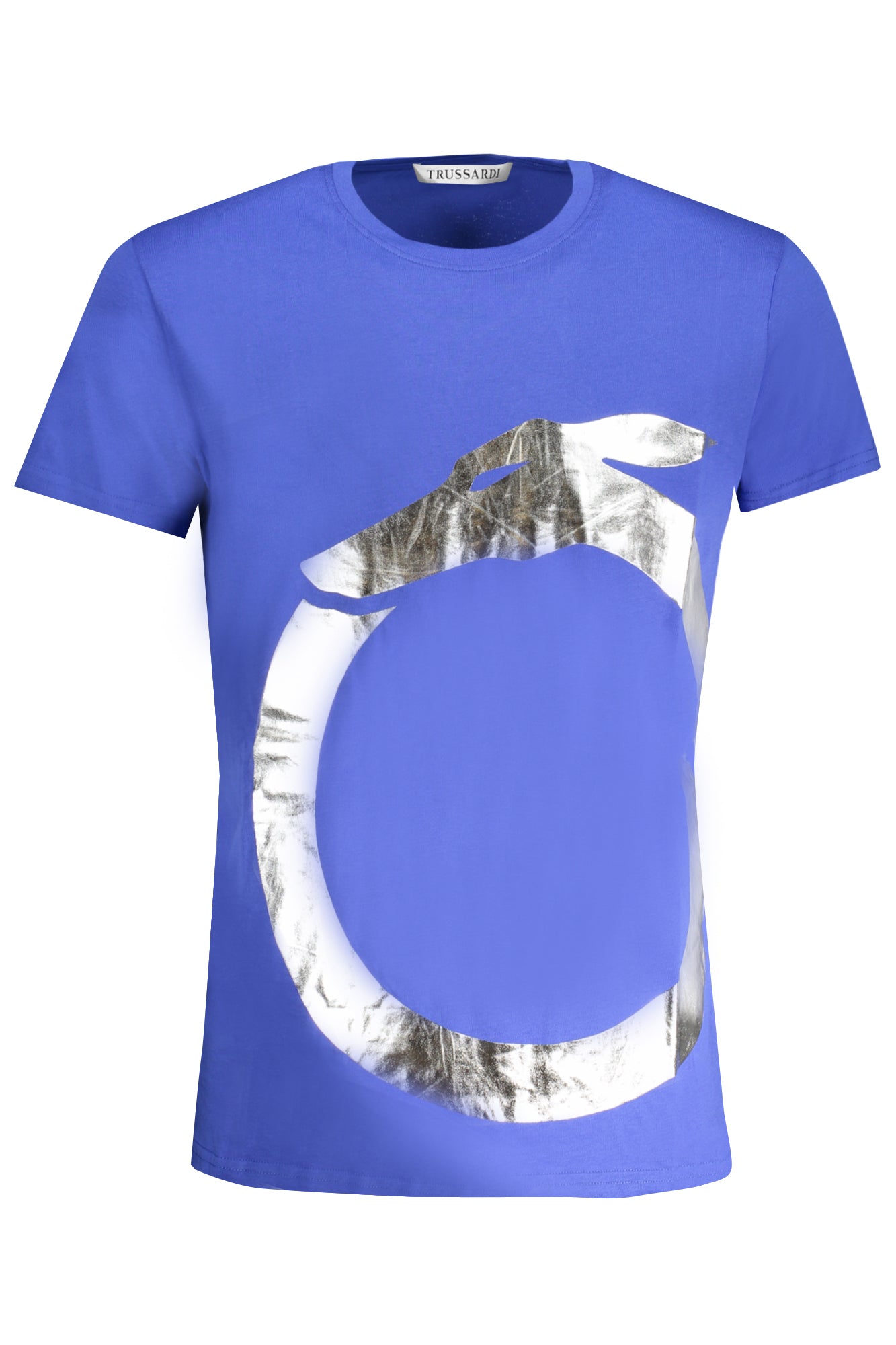 TRUSSARDI T-SHIRT MANICHE CORTE UOMO BLU-0