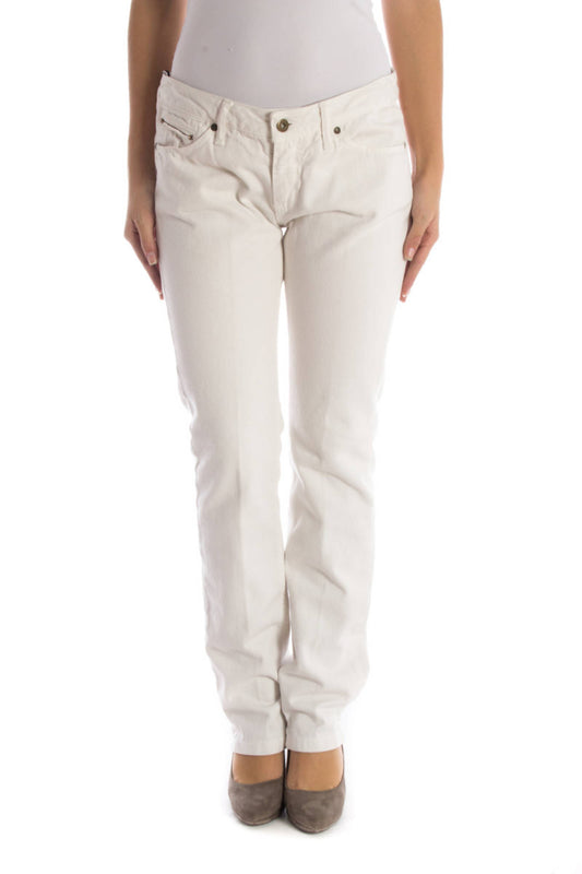 UP STAR PANTALONE DONNA BIANCO-0