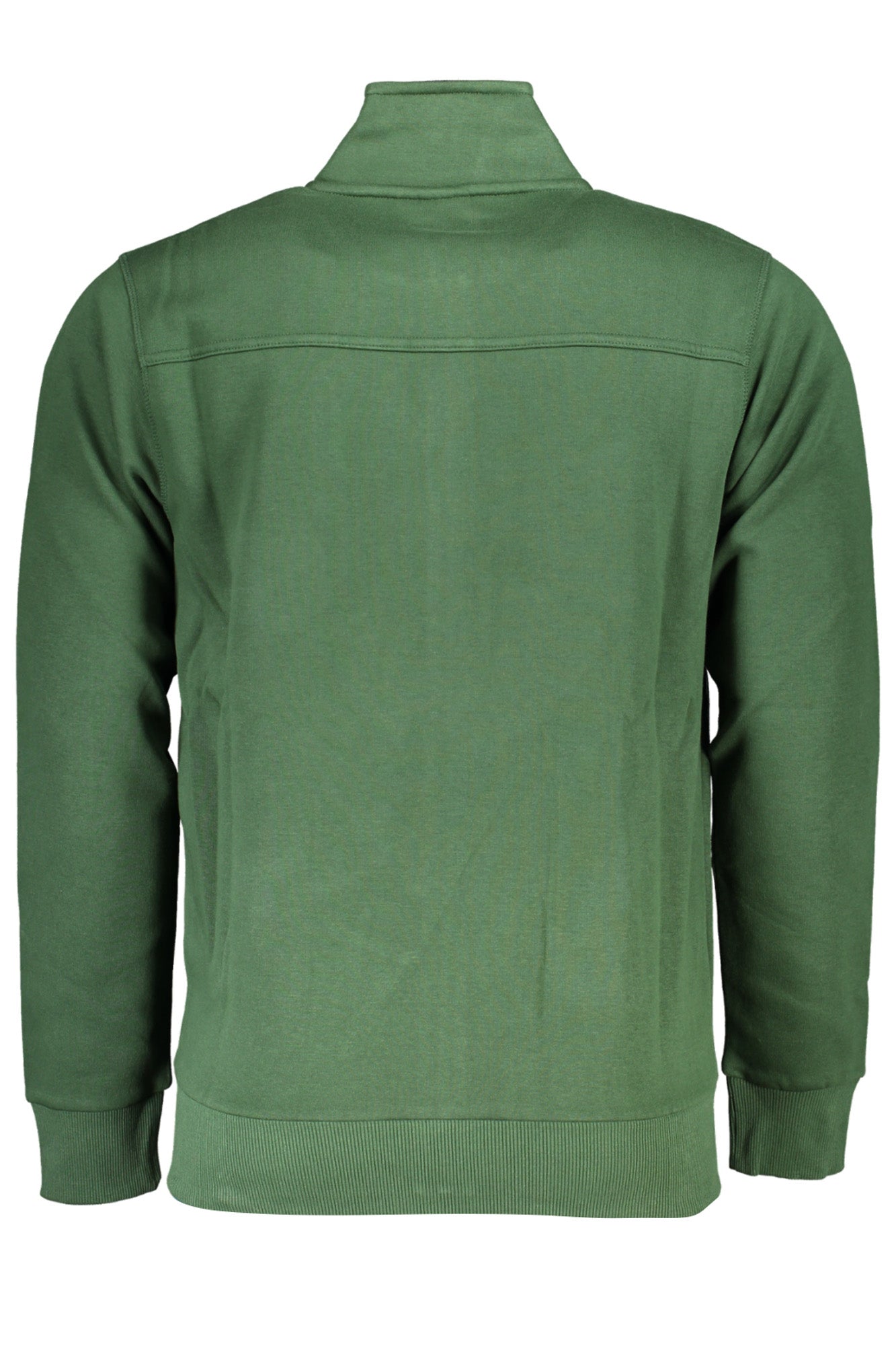 U.S. GRAND POLO FELPA CON ZIP UOMO VERDE-1