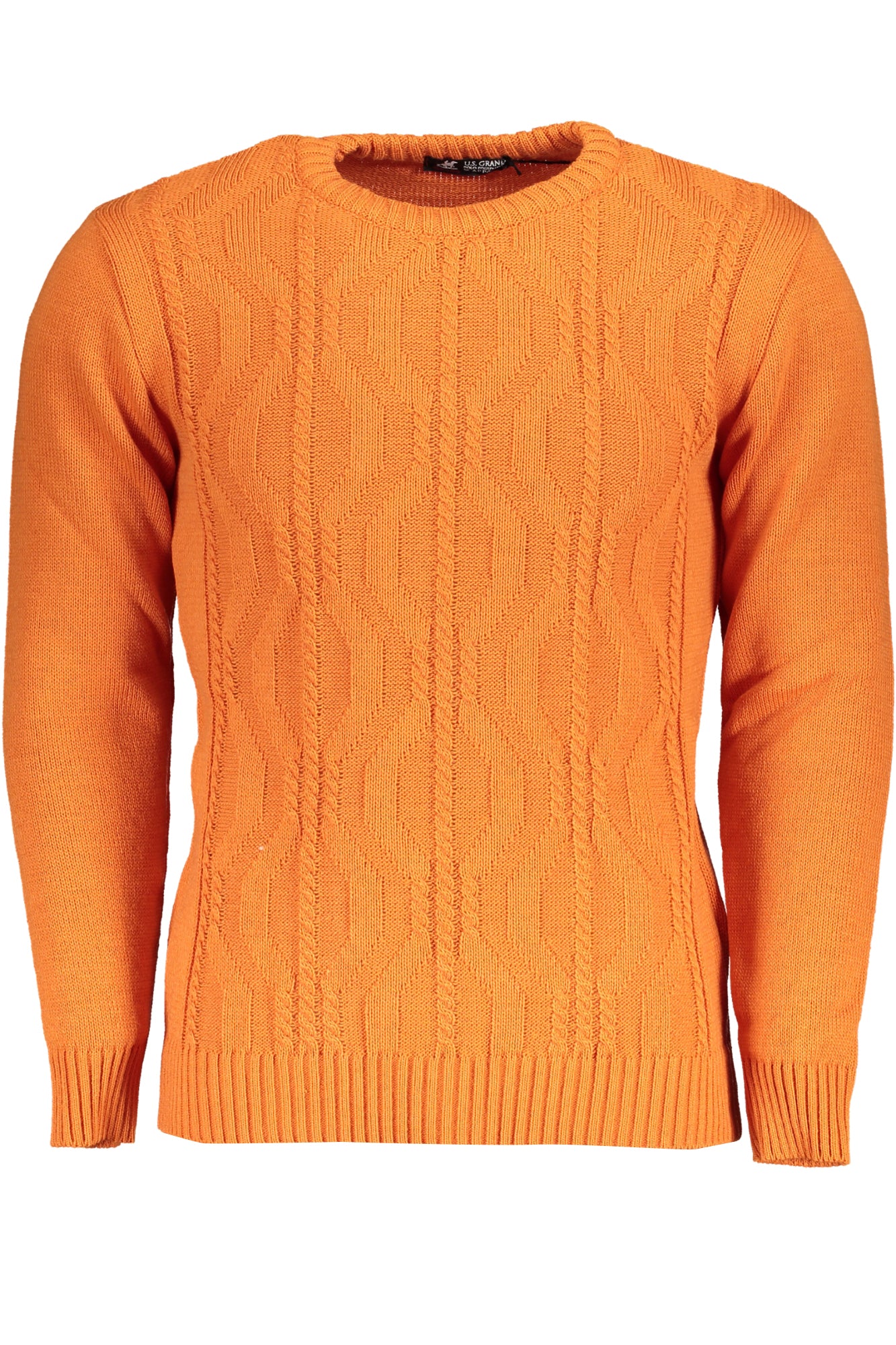 U.S. GRAND POLO MAGLIONE UOMO ARANCIO-0