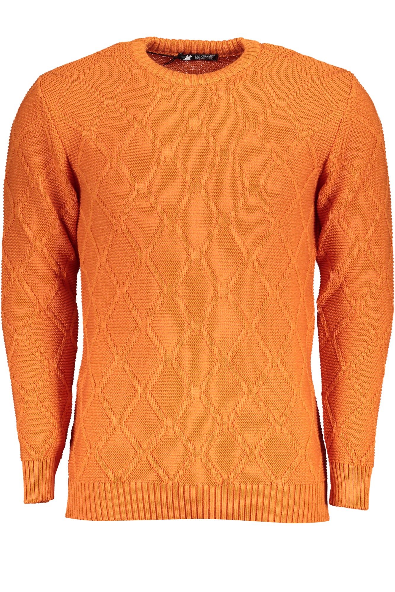 U.S. GRAND POLO MAGLIONE UOMO ARANCIO-0