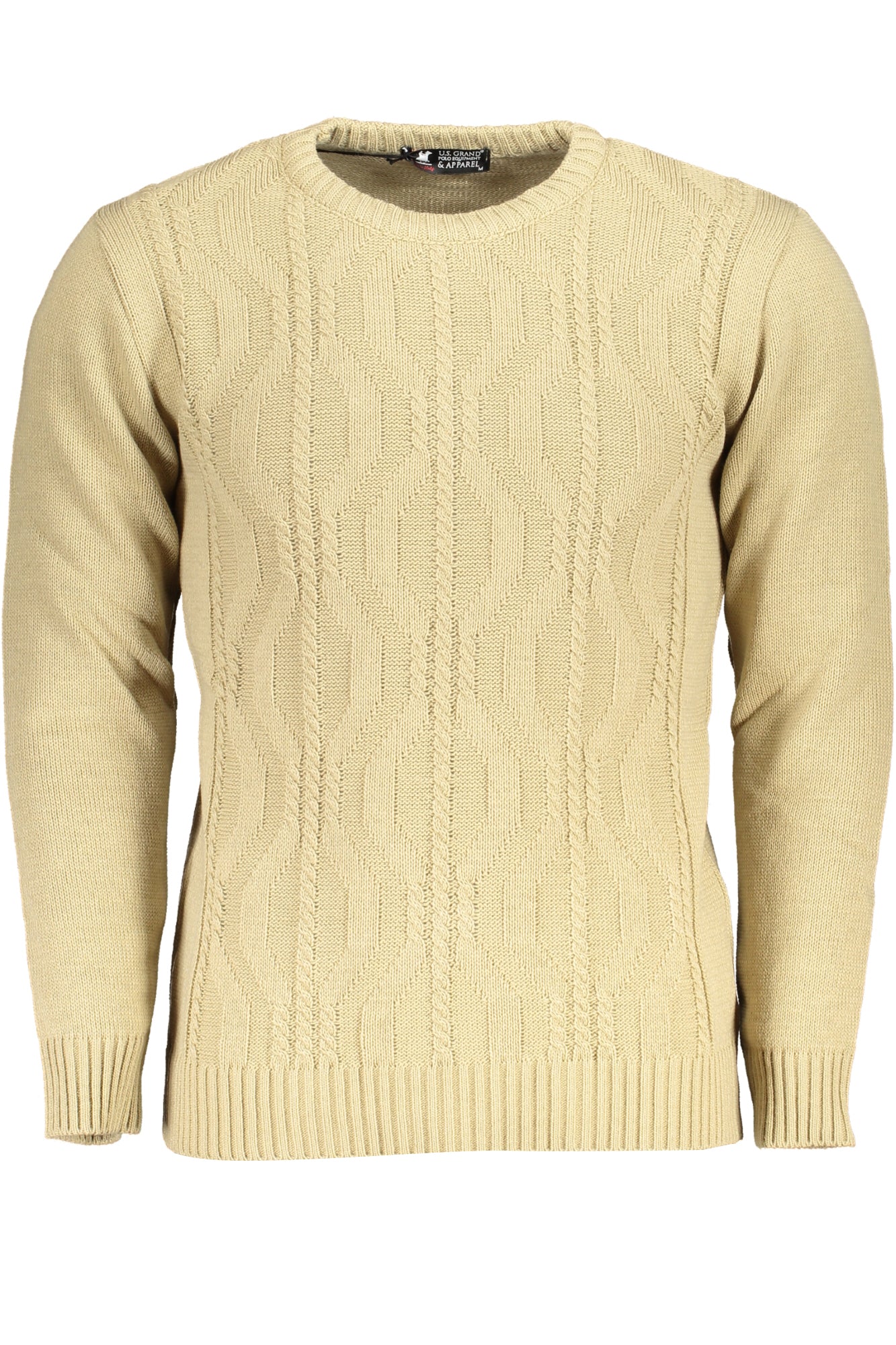 U.S. GRAND POLO MAGLIONE UOMO BEIGE-0