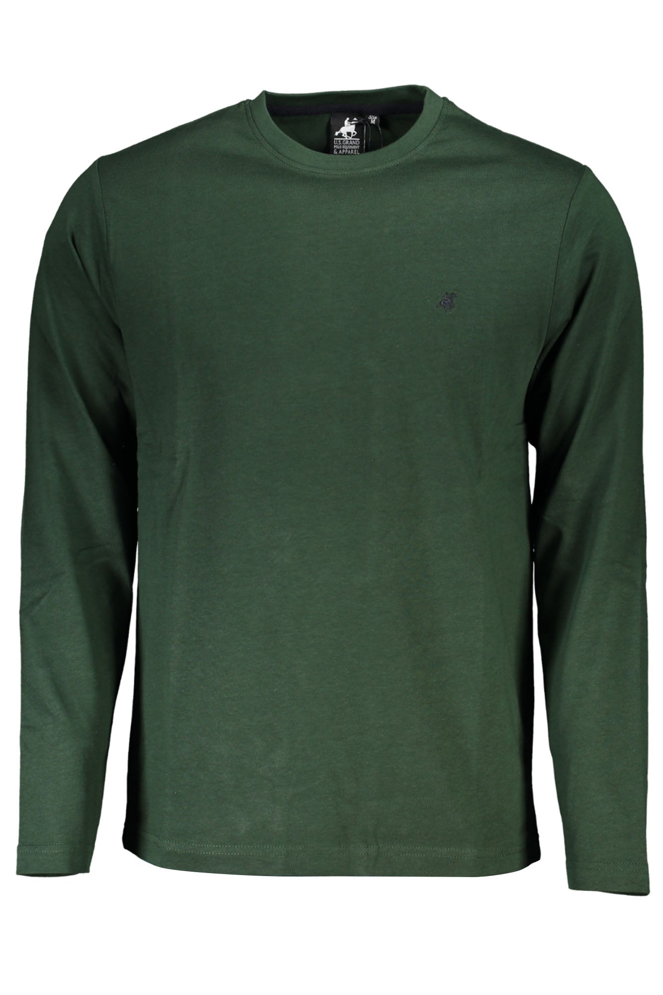 U.S. GRAND POLO T-SHIRT MANICHE LUNGHE UOMO VERDE-0