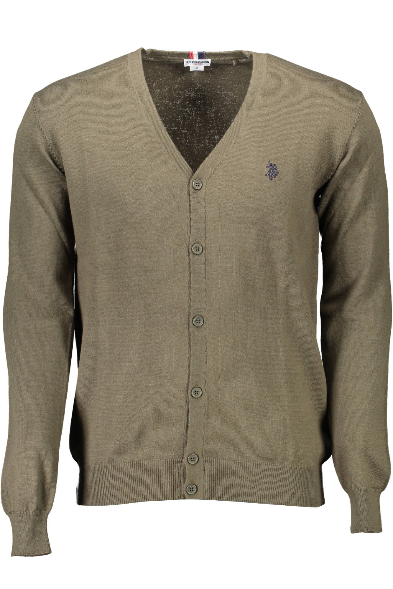 U.S. POLO CARDIGAN UOMO VERDE-0