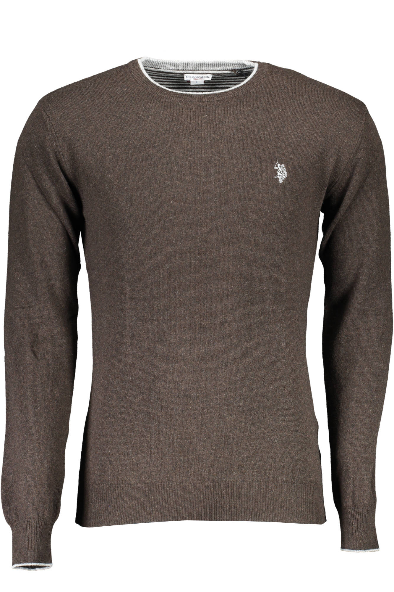 U.S. POLO MAGLIONE UOMO MARRONE-0